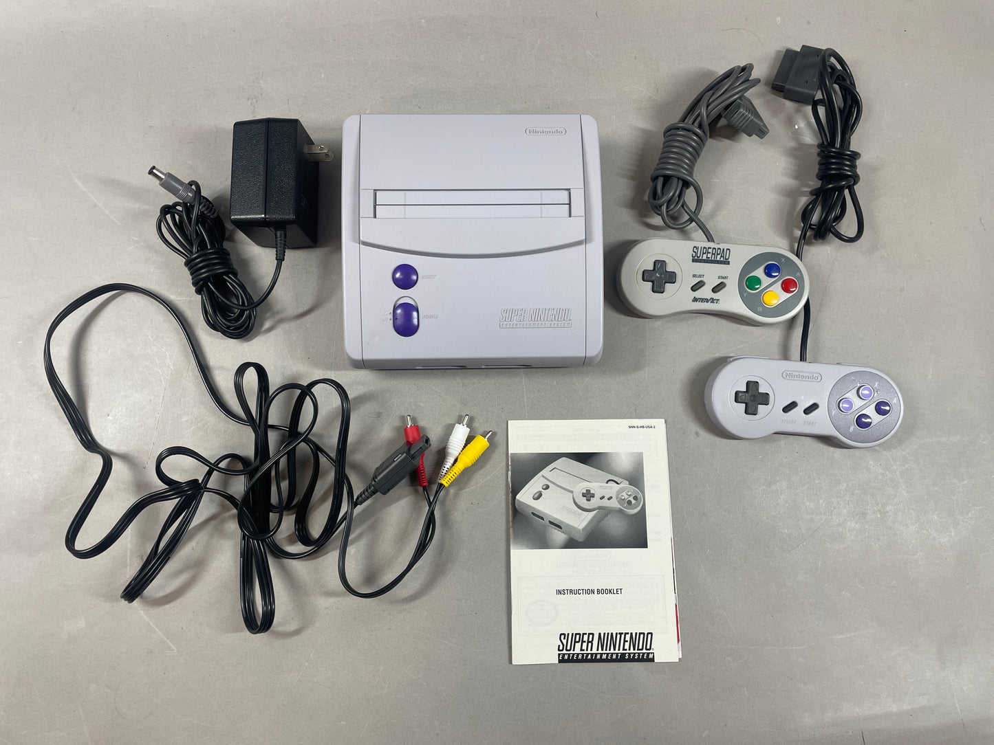 Nintendo SNES Jr. Video Game Console SNS-001 Gray