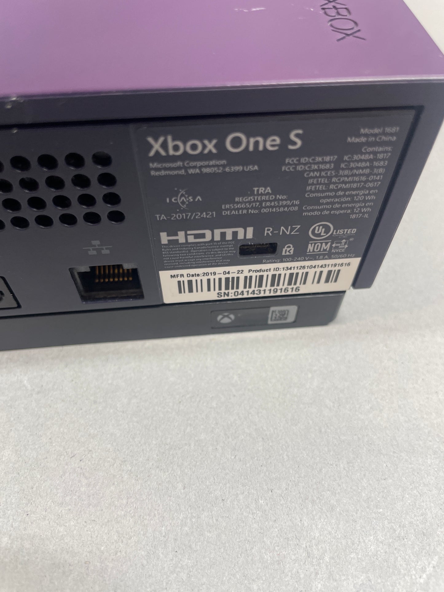 Microsoft Xbox One S 500GB Console Gaming System Only Fortnite Battle Royale