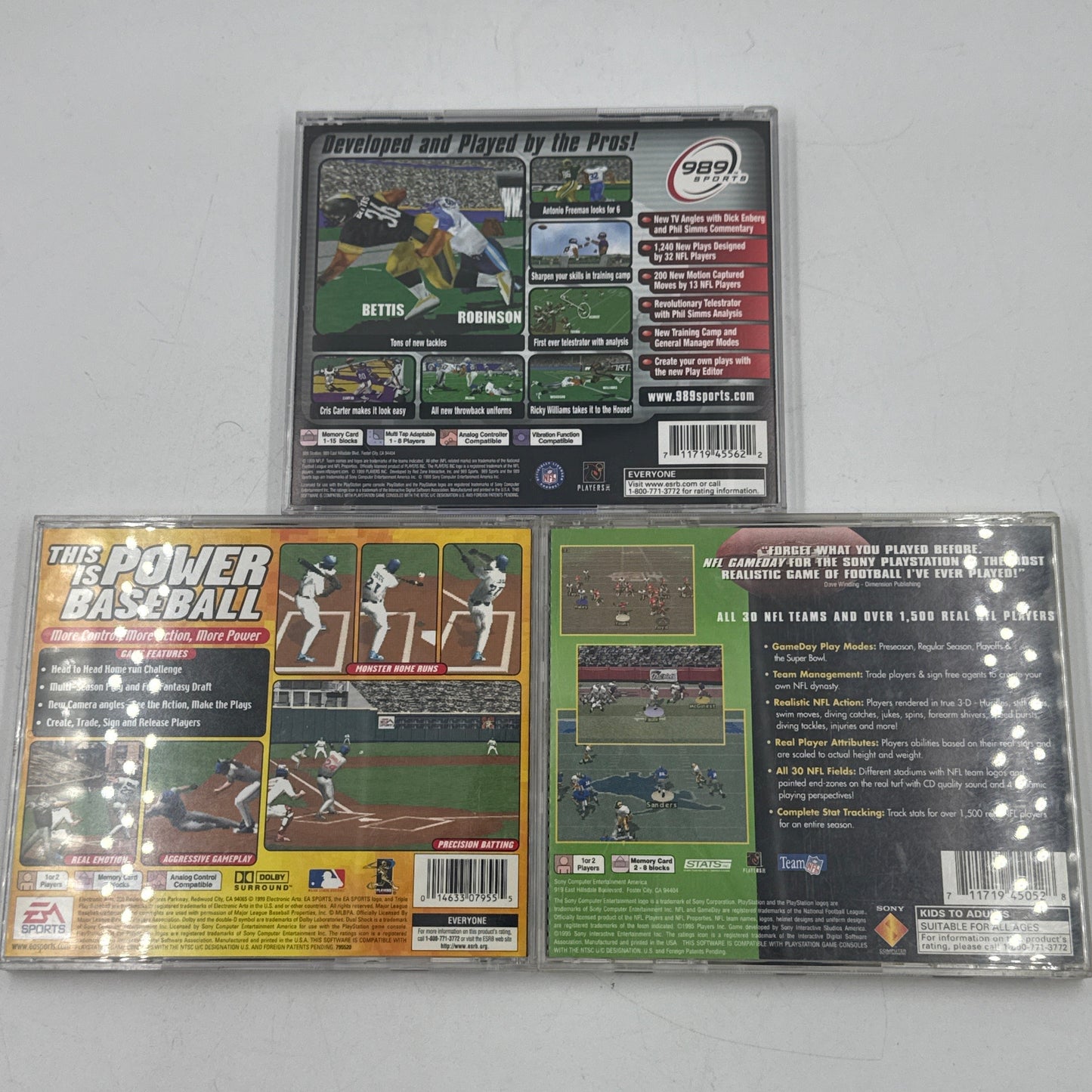 Lot of 3 Sony PlayStation 1 PS1 Games