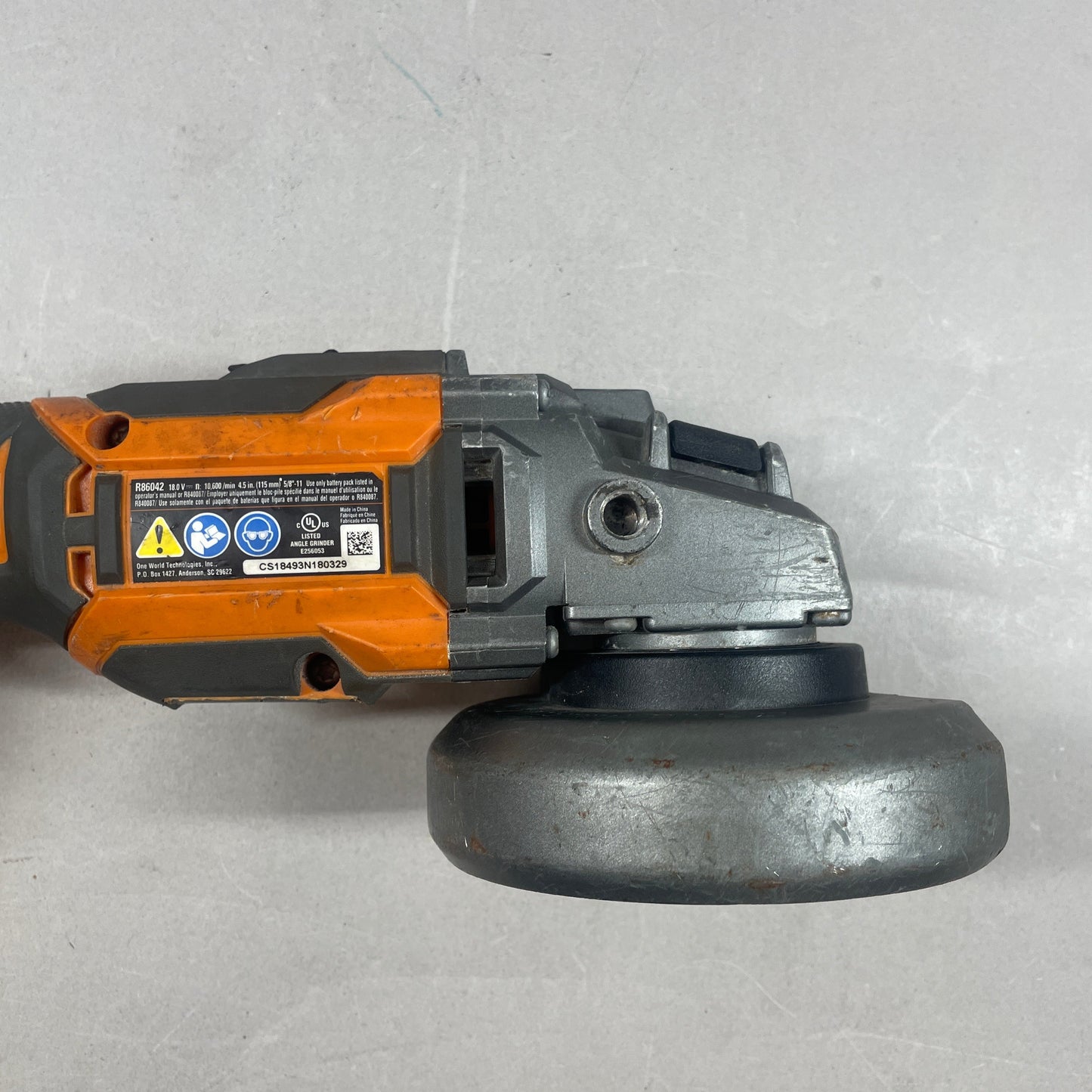 Ridgid 18-Volt OCTANE Cordless Brushless 4-1/2 in. Angle Grinder