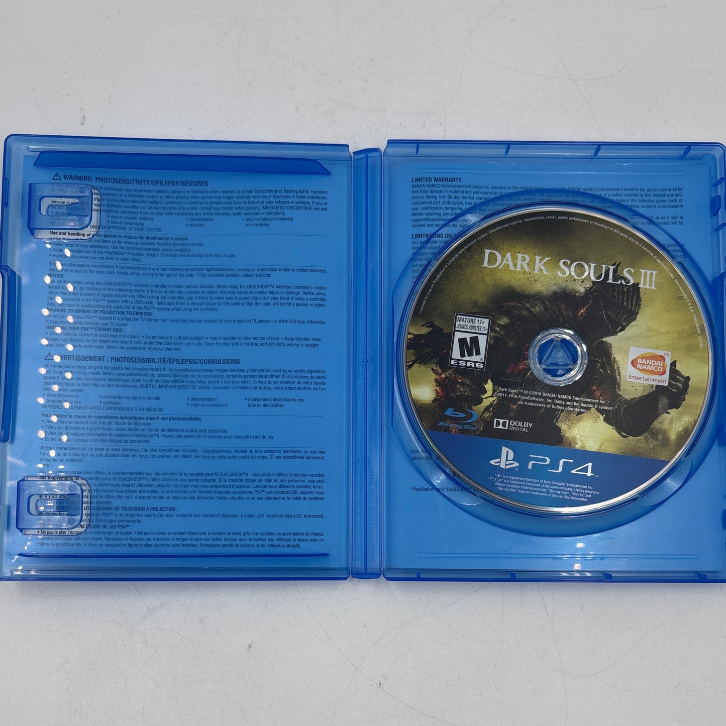 Dark Souls 2 & 3 Bundle Lot of 2 Sony PlayStation 4 PS4 Games
