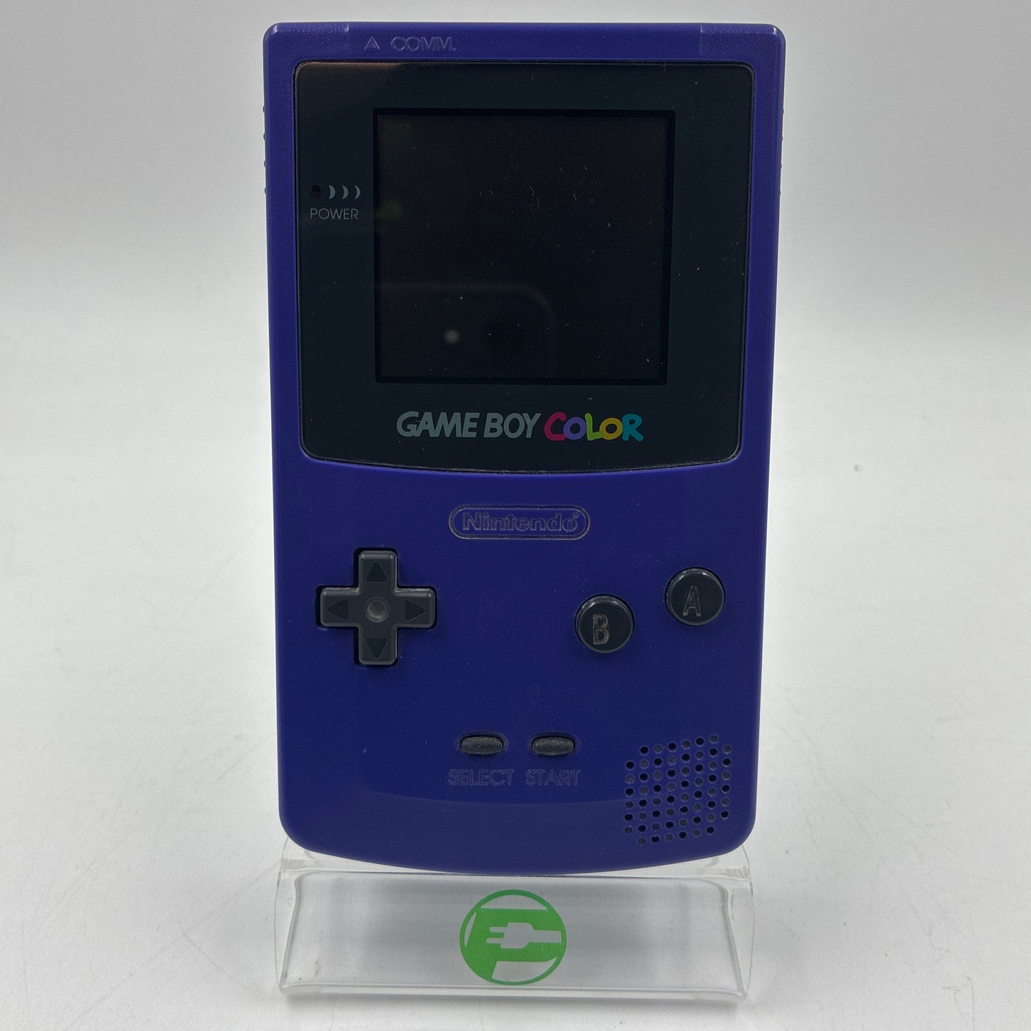 Nintendo Game Boy Color CGB-001 Grape W/ Original Box & Game Light