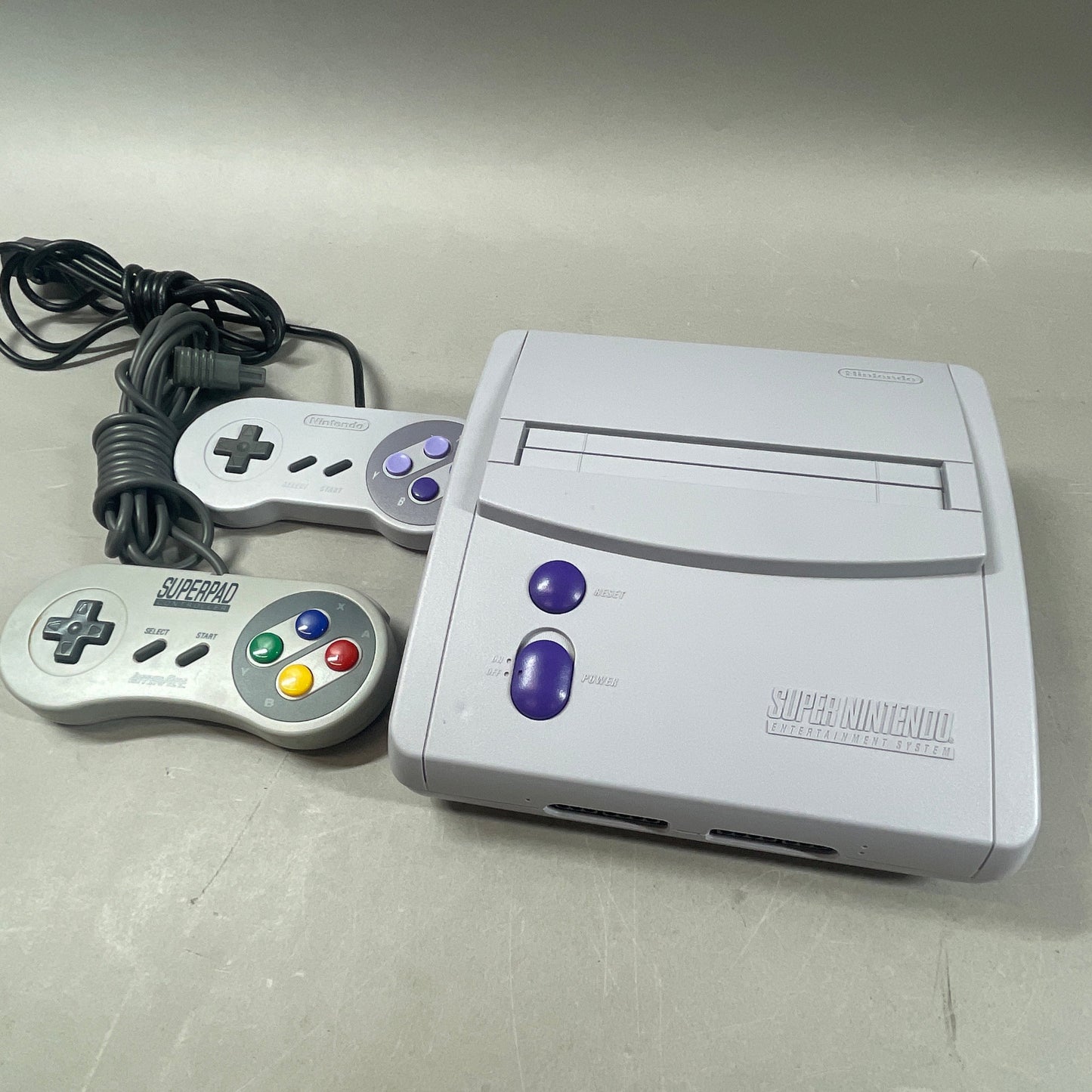 Nintendo SNES Jr. Video Game Console SNS-001 Gray