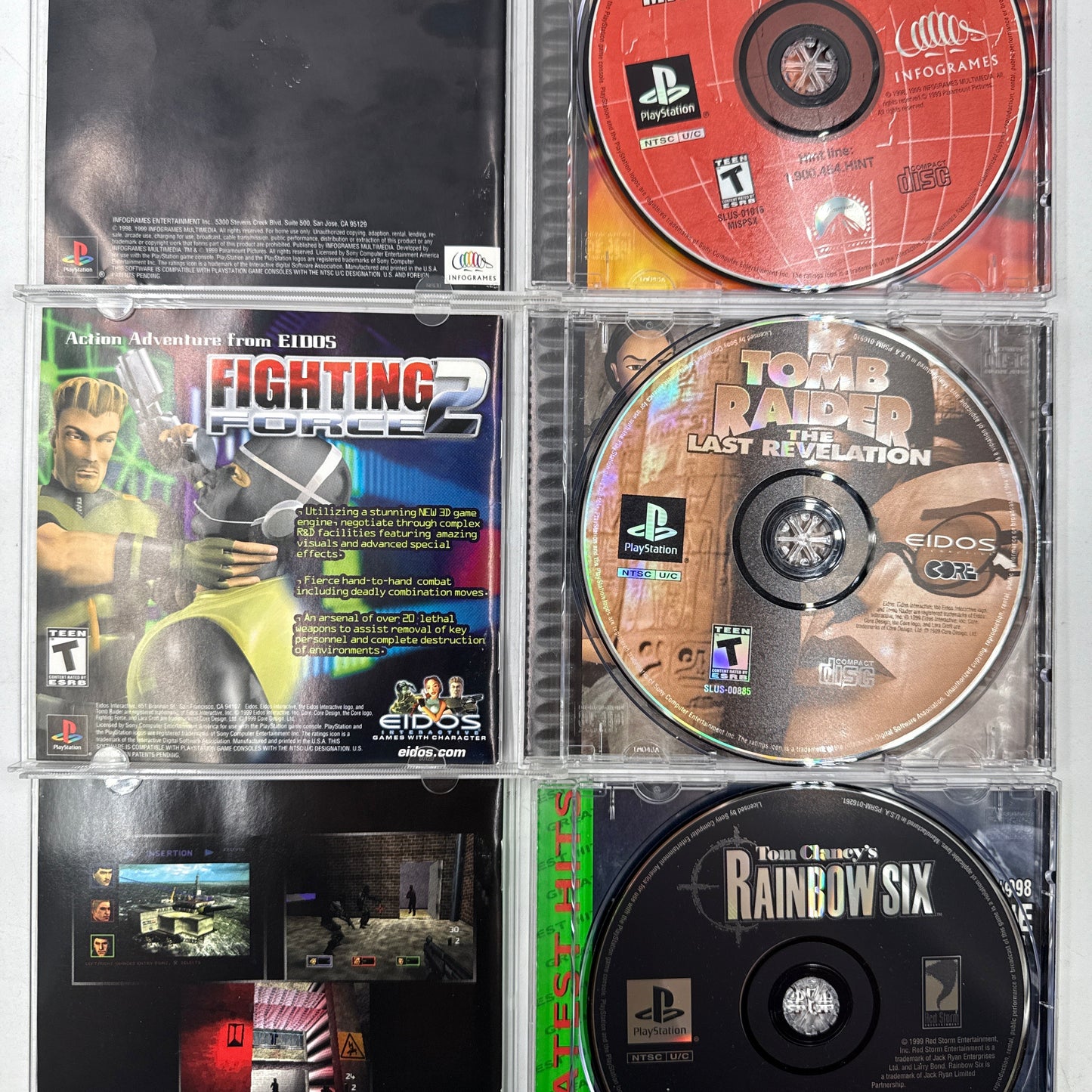 Lot of 3 Sony PlayStation 1 PS1 Games