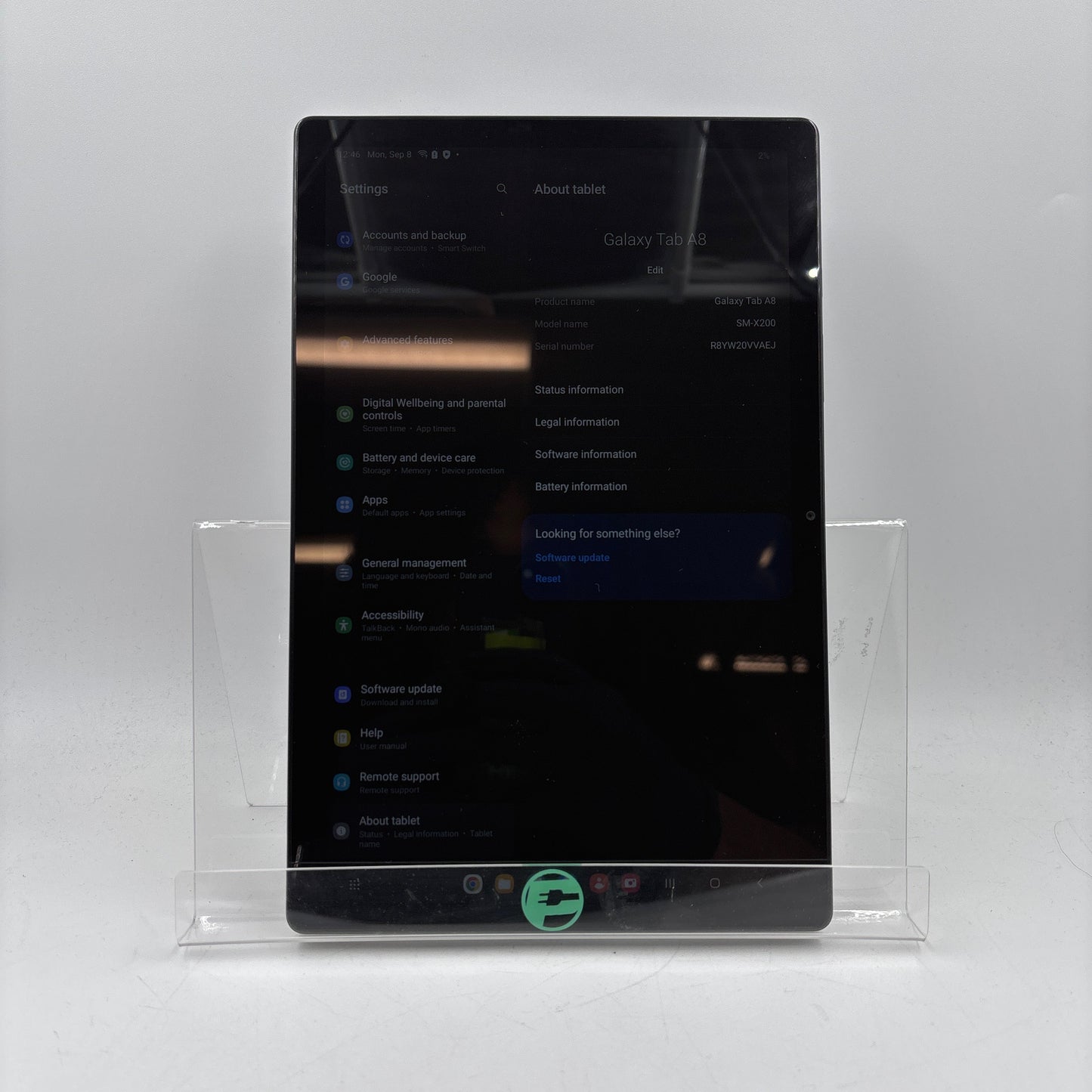 WiFi Only Samsung Galaxy Tab A8 10.5" 32GB Black SM-TX200