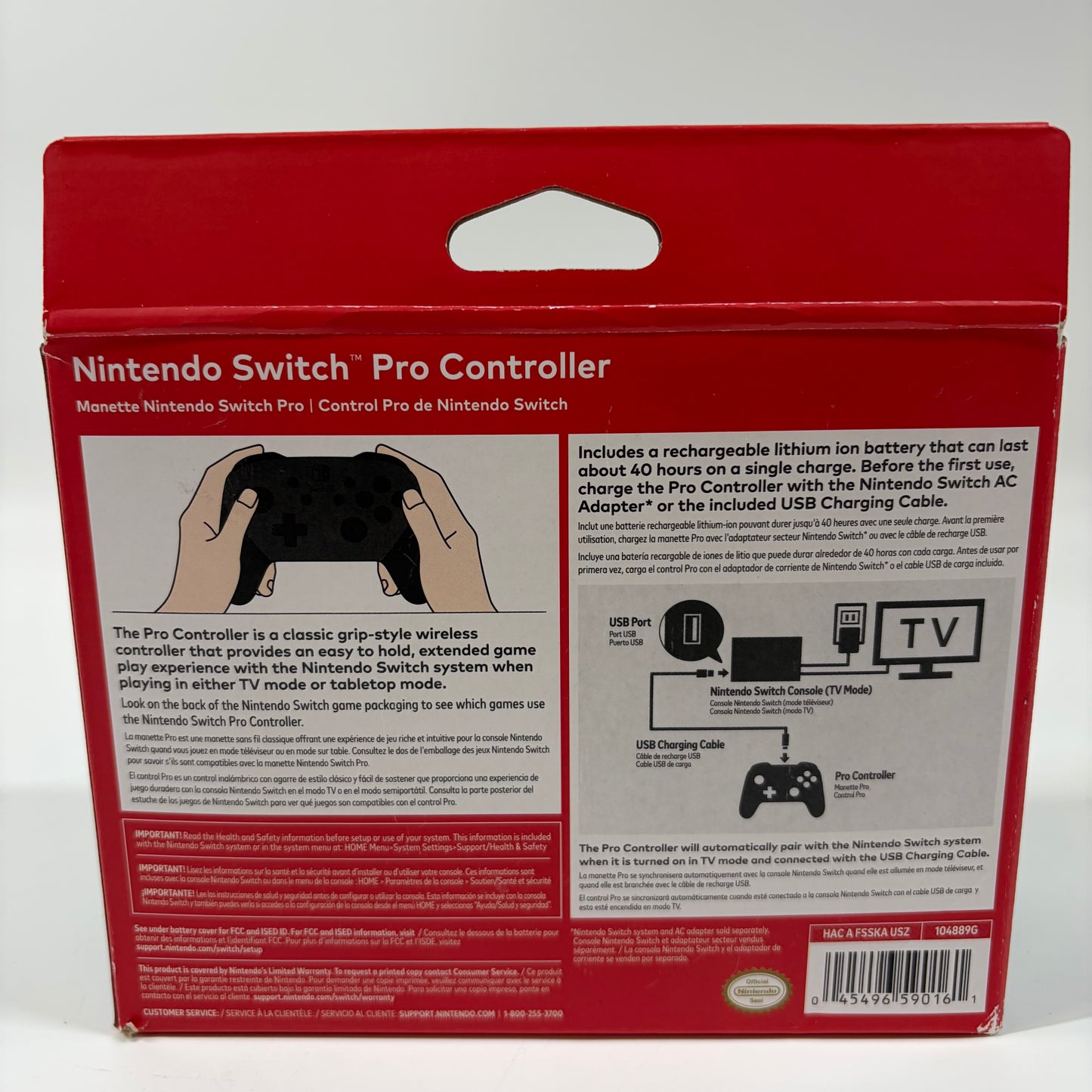 Nintendo Switch Pro Controller Black