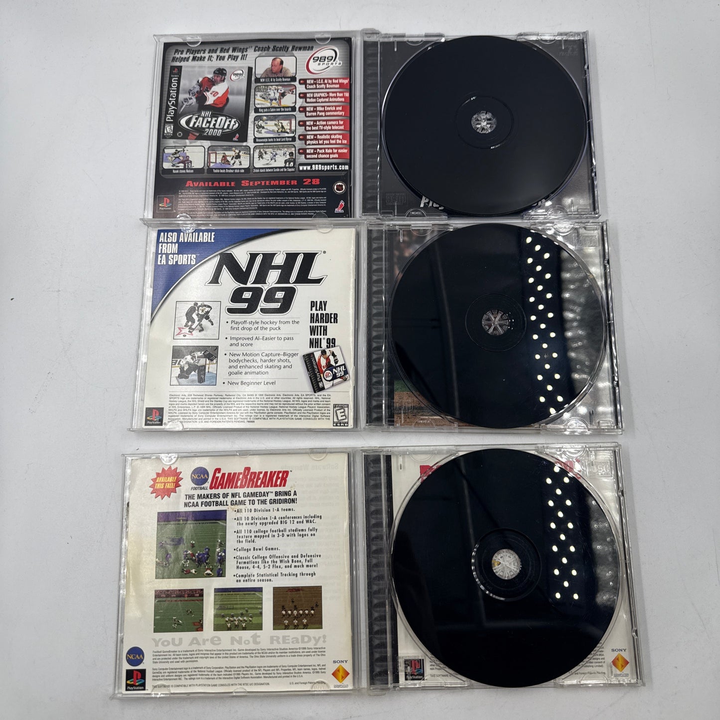 Lot of 3 Sony PlayStation 1 PS1 Games