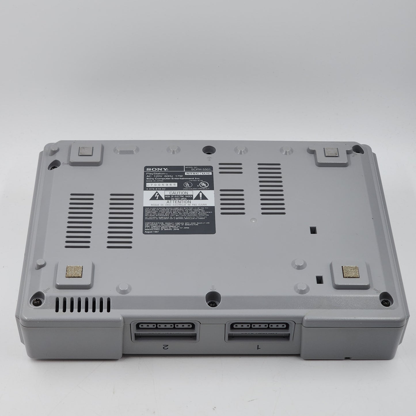 Sony PlayStation 1 PS1 8MB Biege Console Gaming System SCPH-5501