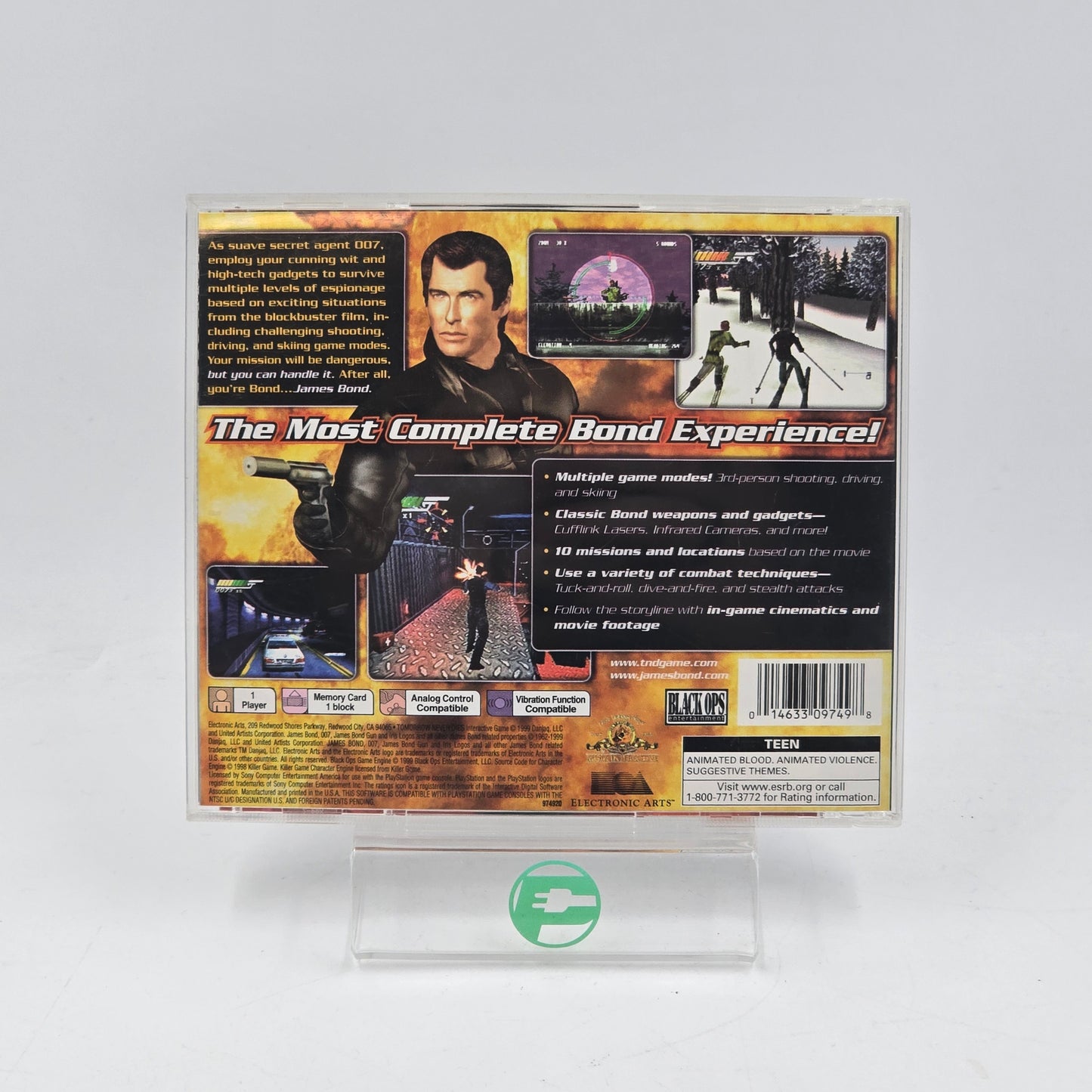 007 Tomorrow Never Dies (Sony PlayStation 1 PS1, 1999)