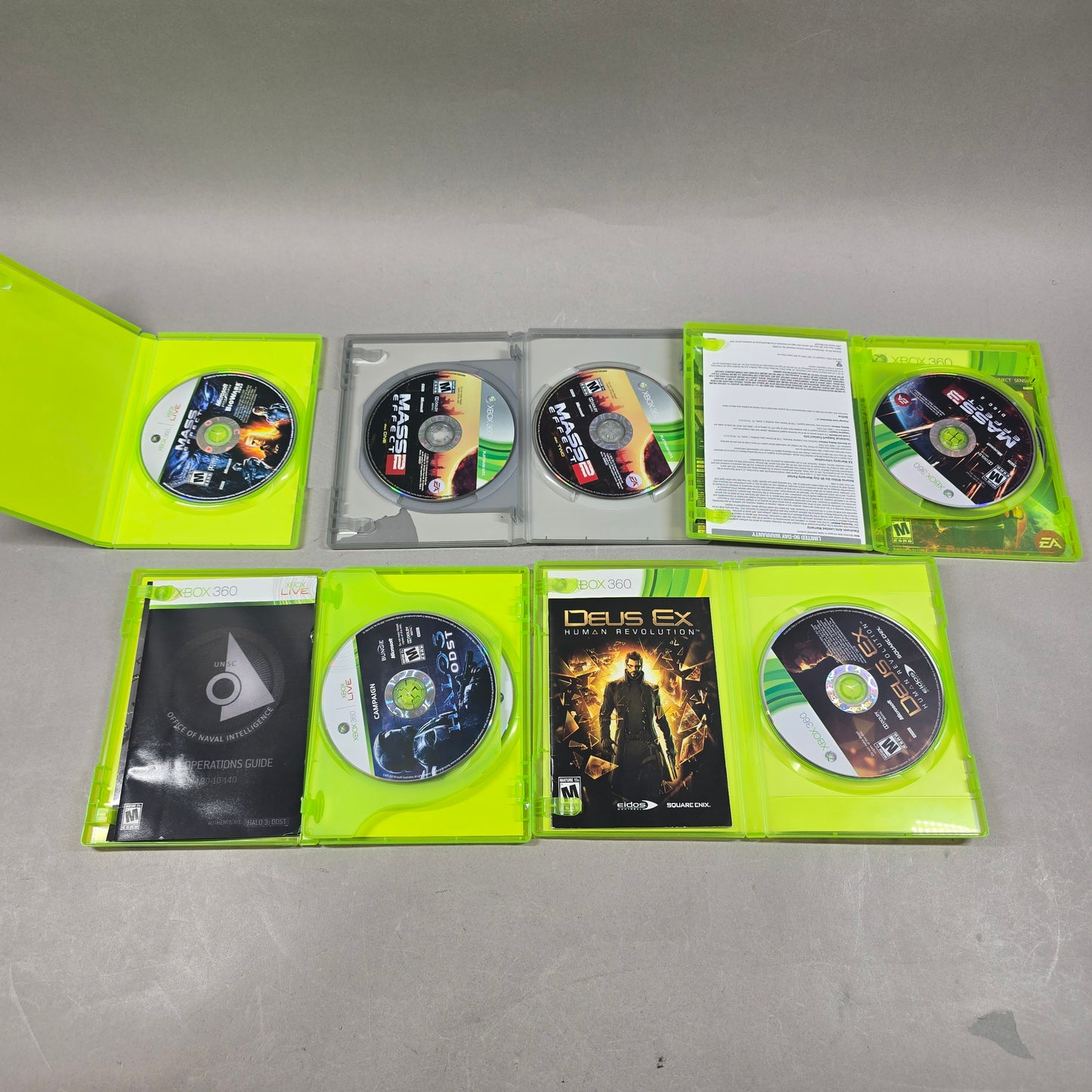 Lot of 5 Microsoft Xbox 360 Games