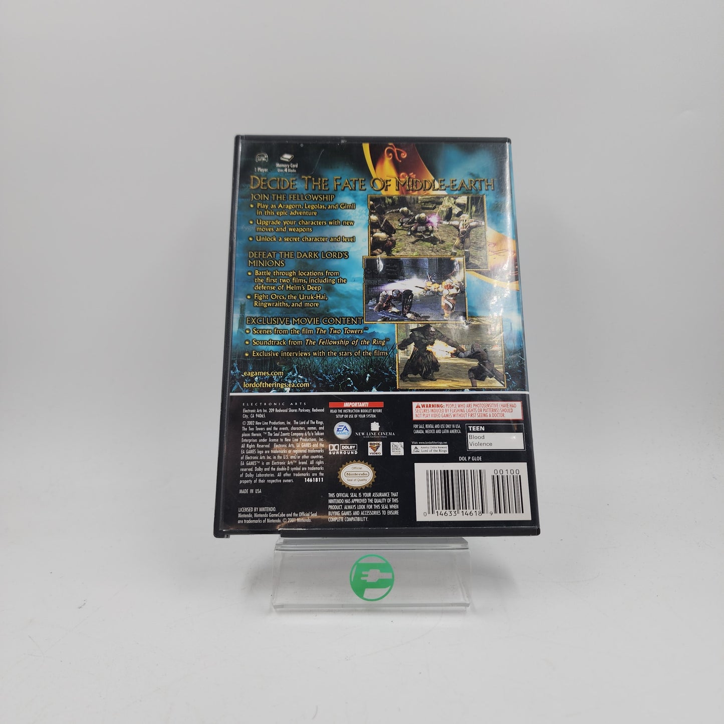 Lord of the Rings Two Towers (Nintendo GameCube, 2002)