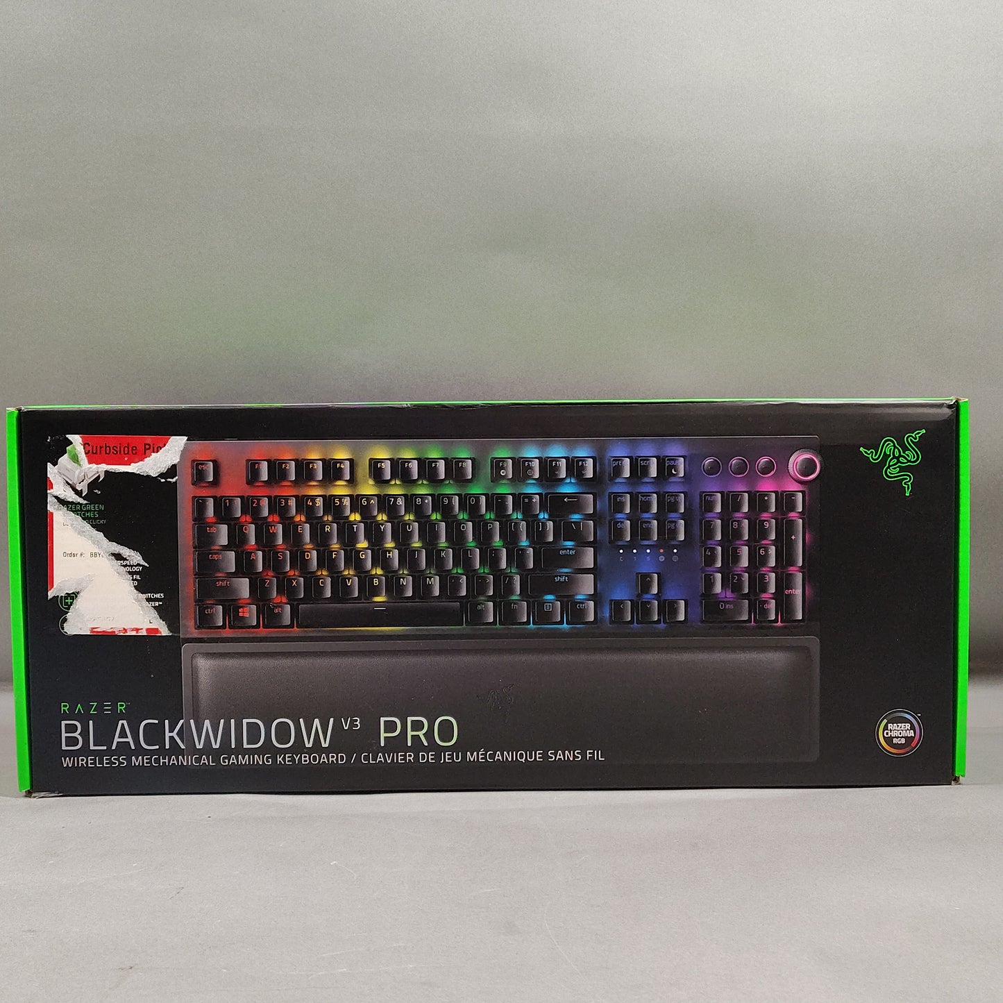 Razer RZ03-0353 Wireless Mechanical Gaming Keyboard BLACK WIDOWV3 PRO