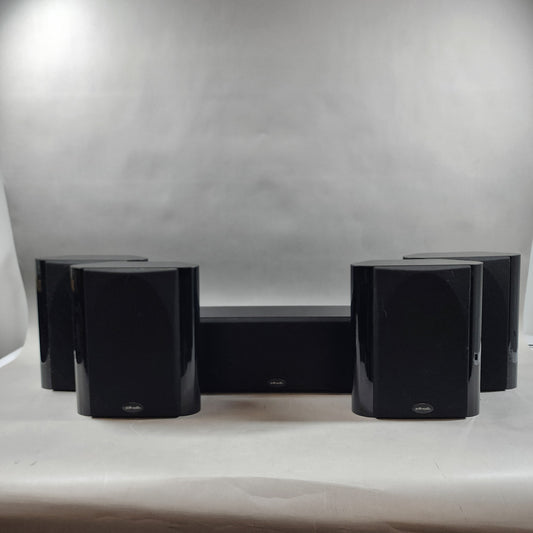 Polk Audio RM7500 Satellite and Center 5.1 Surround Speaker Set Black