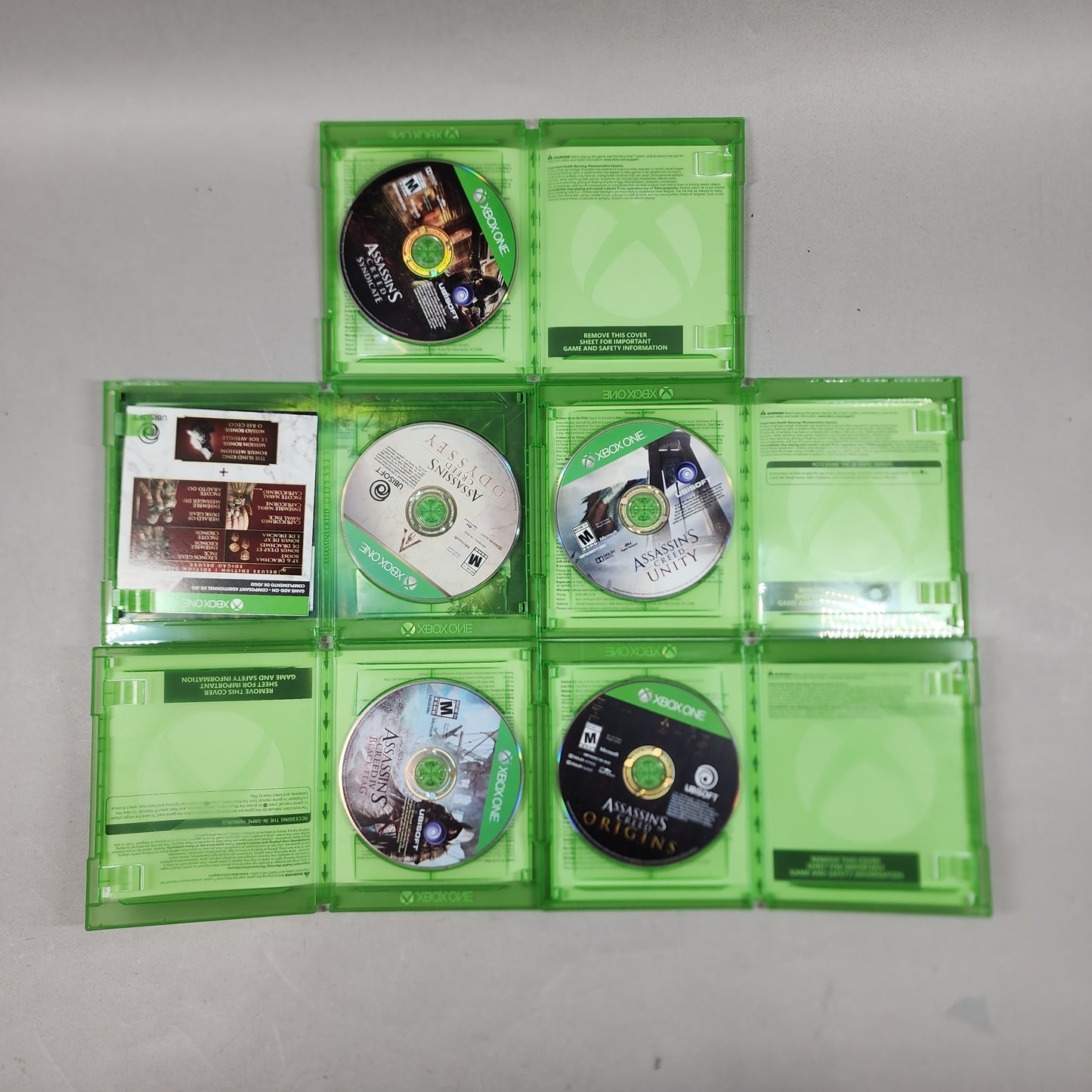 Assassin's Creed Bundle Lot of 5 Microsoft Xbox One Games