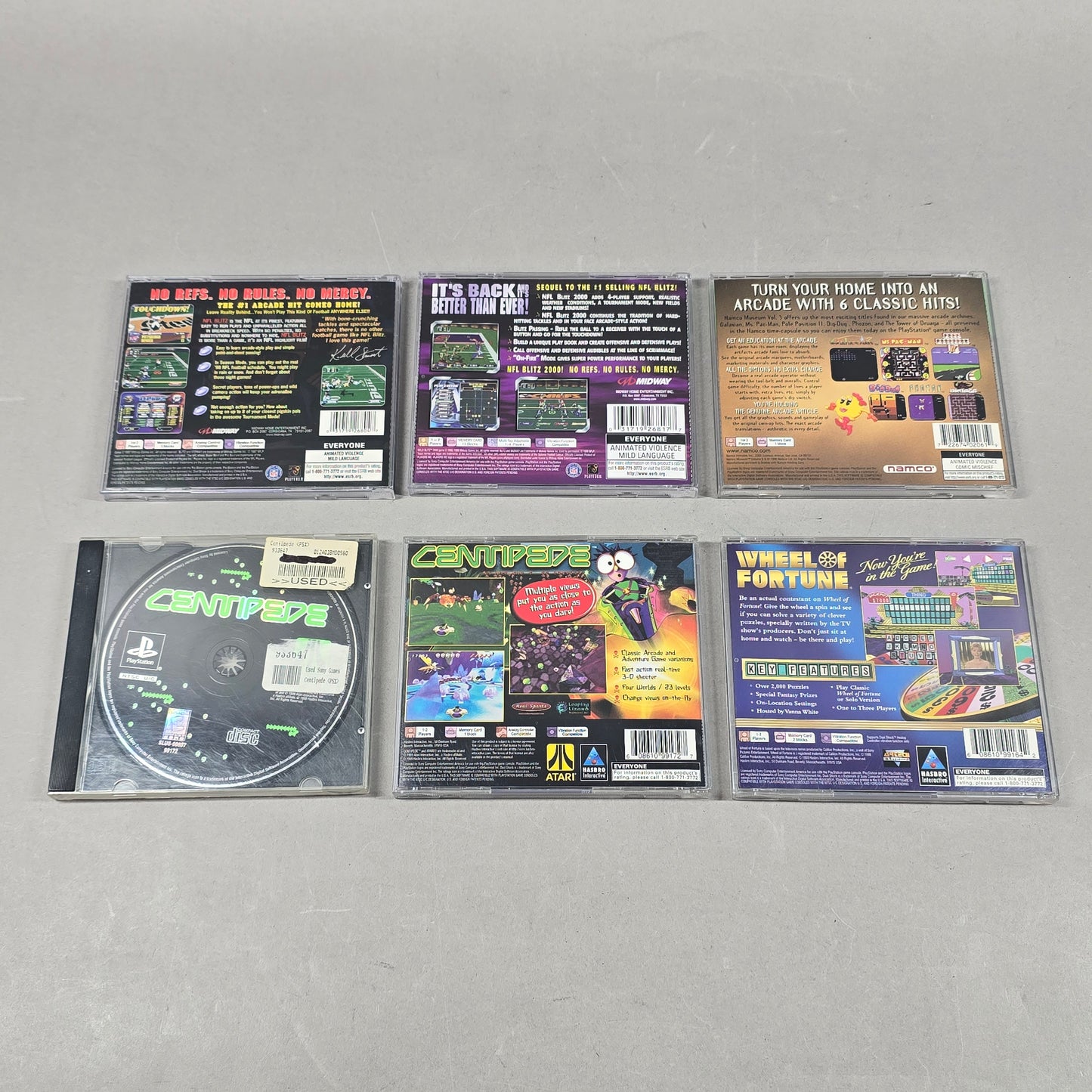 Lot of 5 Sony PlayStation 1 PS1 Games