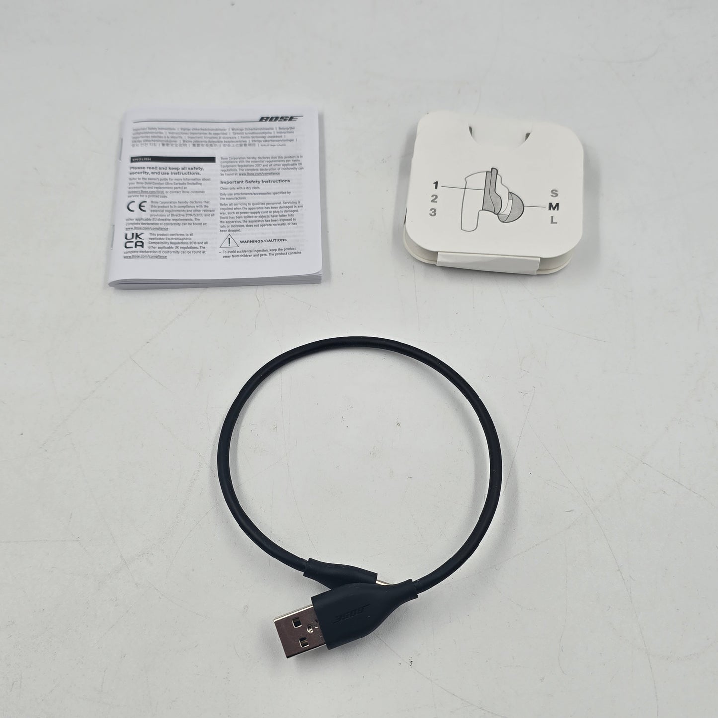 Bose QuietComfot Ultra In-Ear Noise Cancelling Bluetooth Earbuds Black 882826-0010