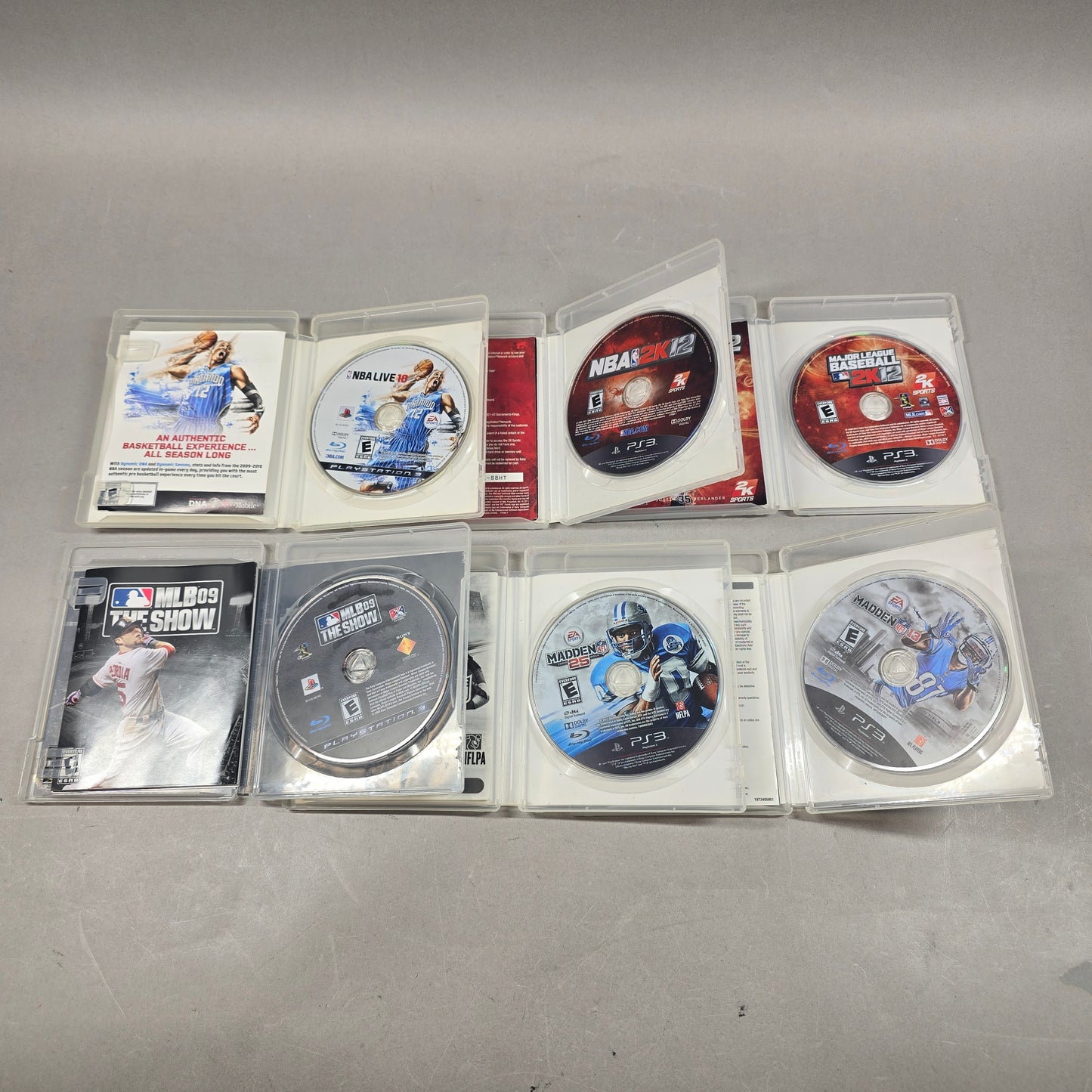 Lot of 6 Sony PlayStation 3 PS3 Games