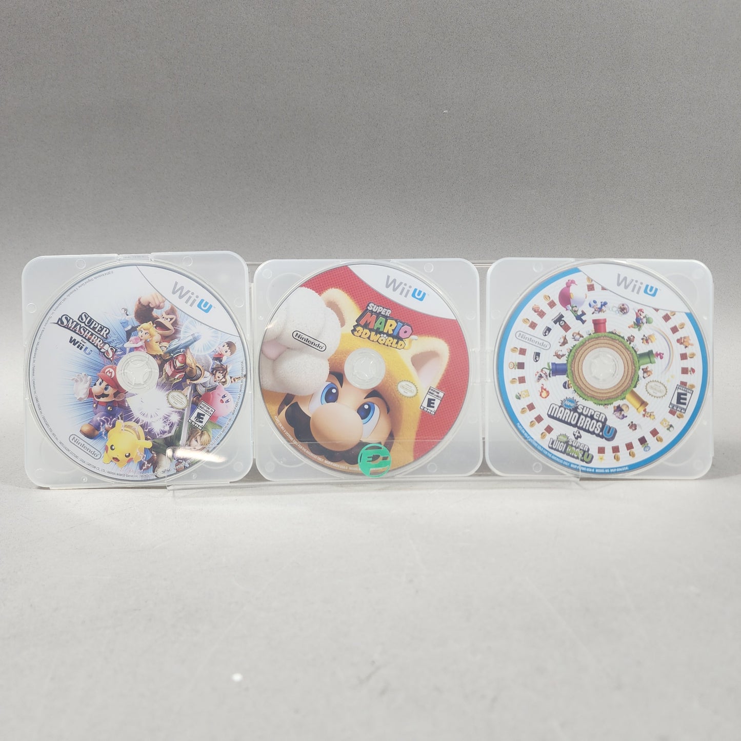 Lot of 3 Nintendo Wii U Games Disc Only