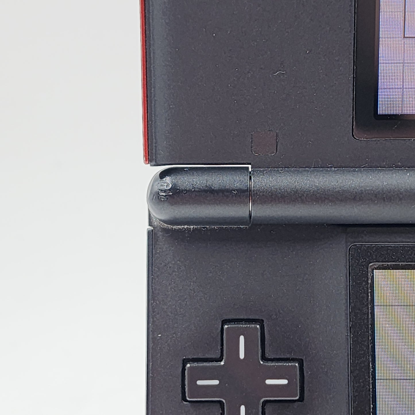 Nintendo DS Lite USG-USA-1 Black/Red Yellowed Lower Screen with Star Wars Games