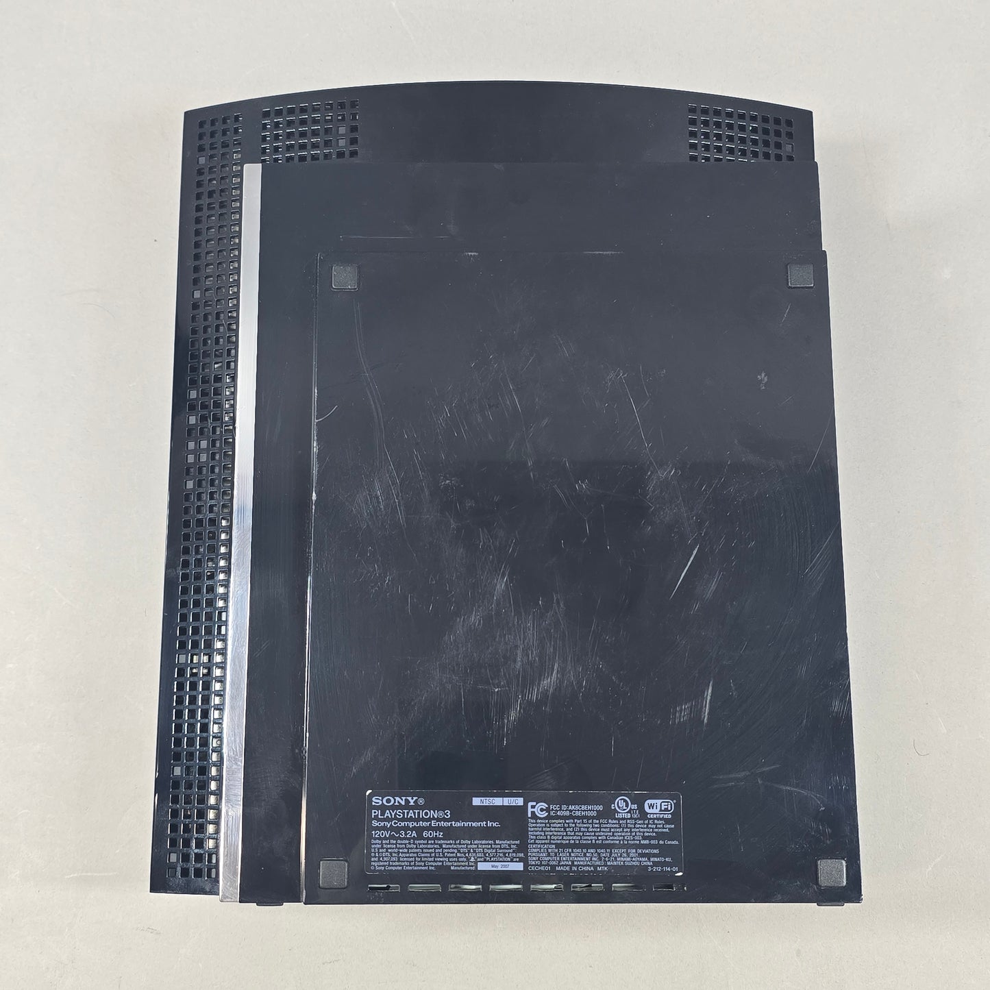 Sony PlayStation 3 Fat PS3 60GB Black Console Gaming System CECH-2001A