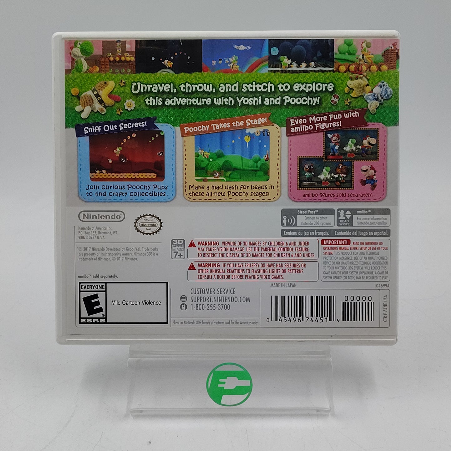 Poochy & Yoshi's Woolly World (Nintendo 3DS, 2017)
