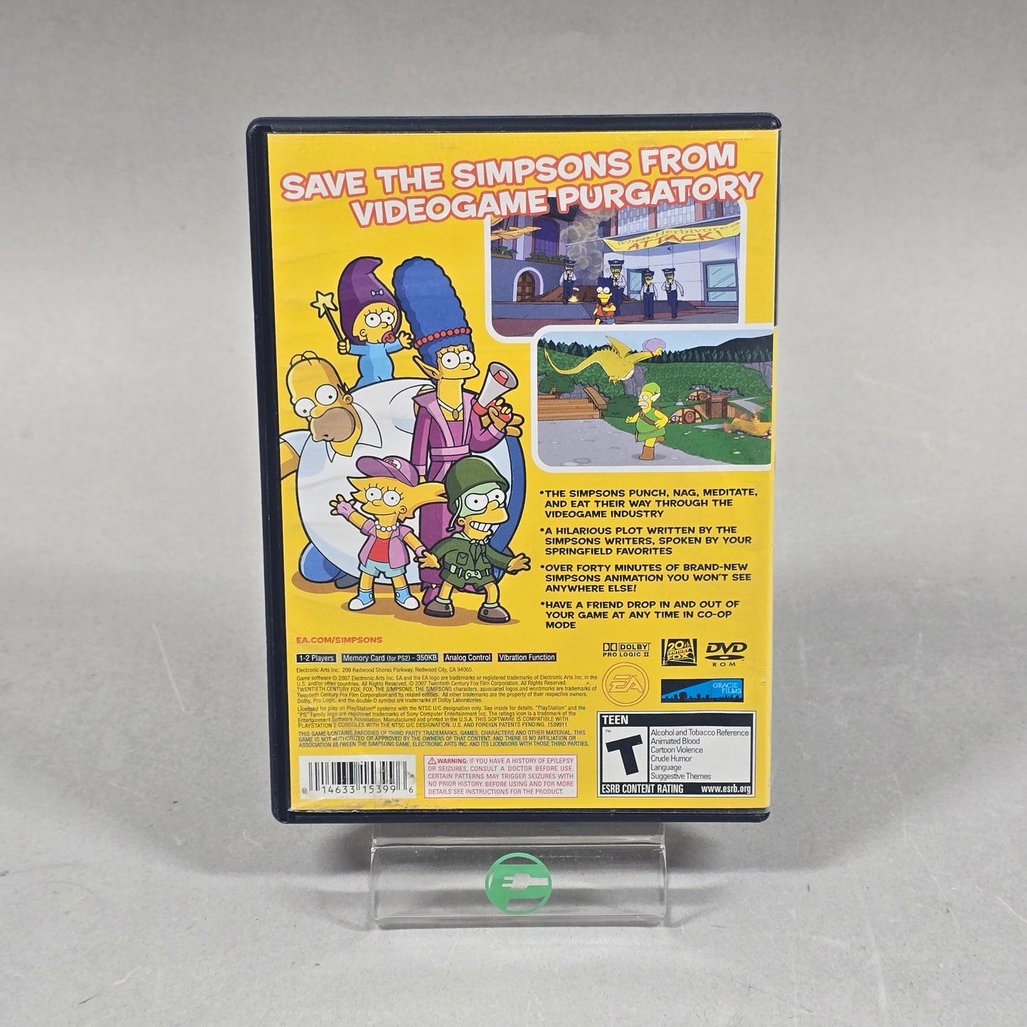 The Simpsons Game (Sony PlayStation 2 PS2, 2007)
