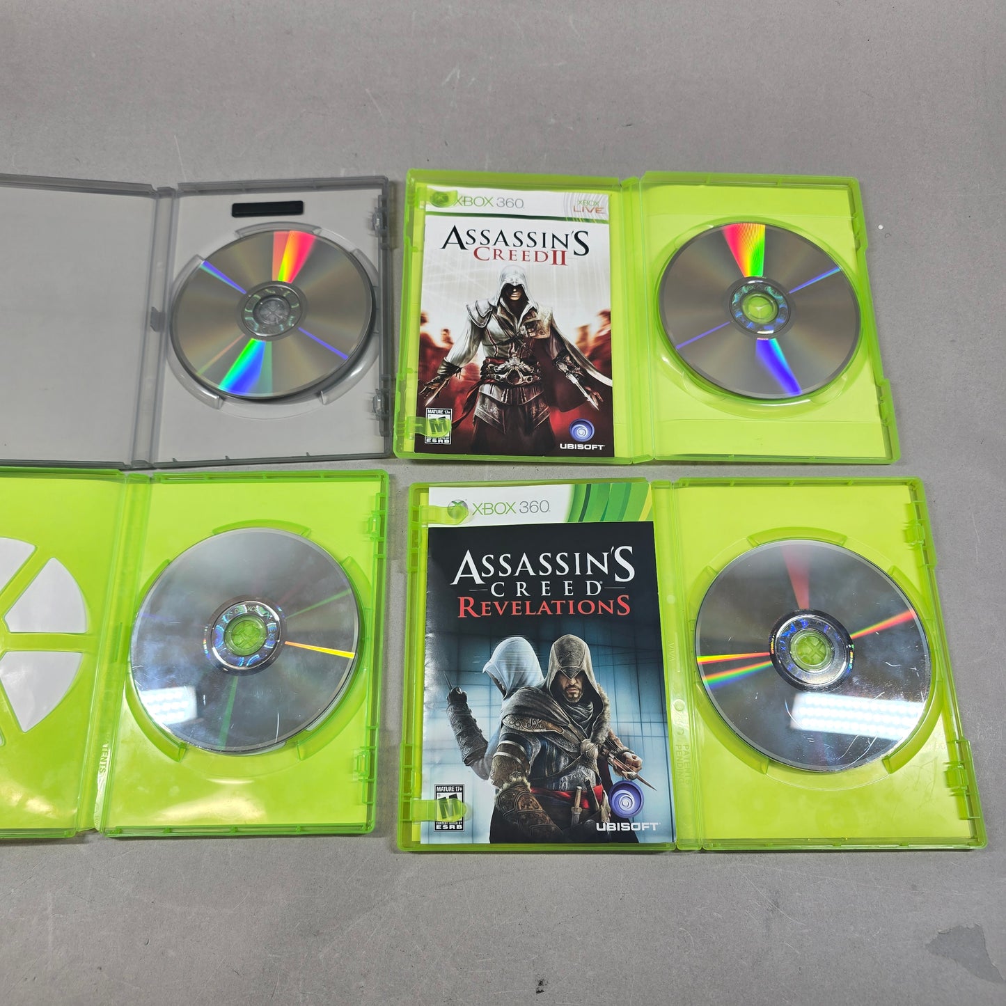 Lot of 4 Microsoft Xbox 360 Games