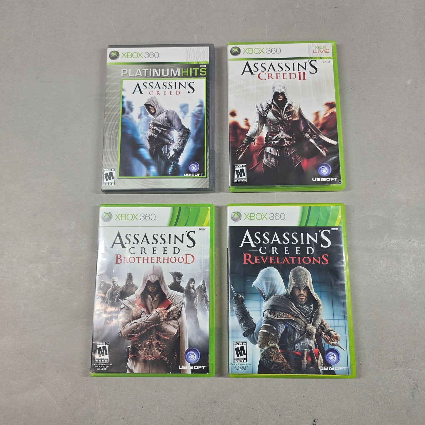 Lot of 4 Microsoft Xbox 360 Games