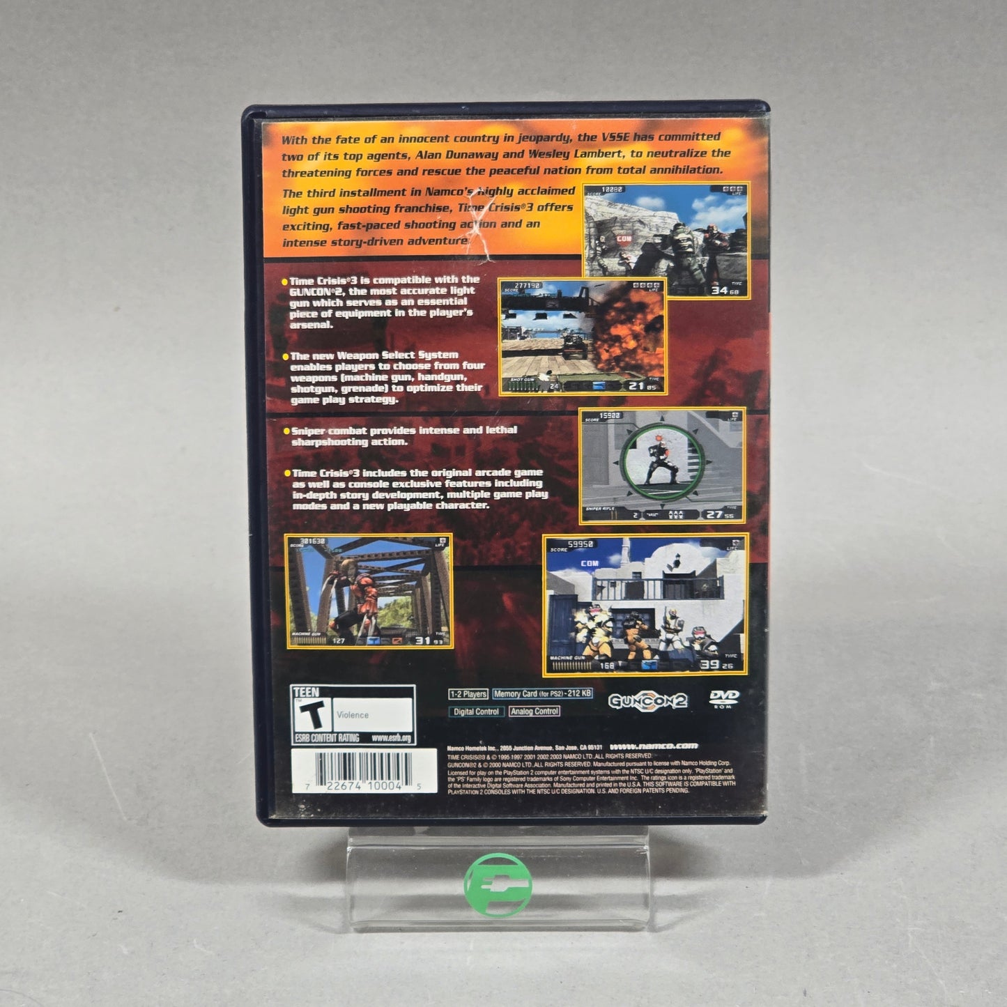 Time Crisis 3 (Sony PlayStation 2 PS2, 2003)