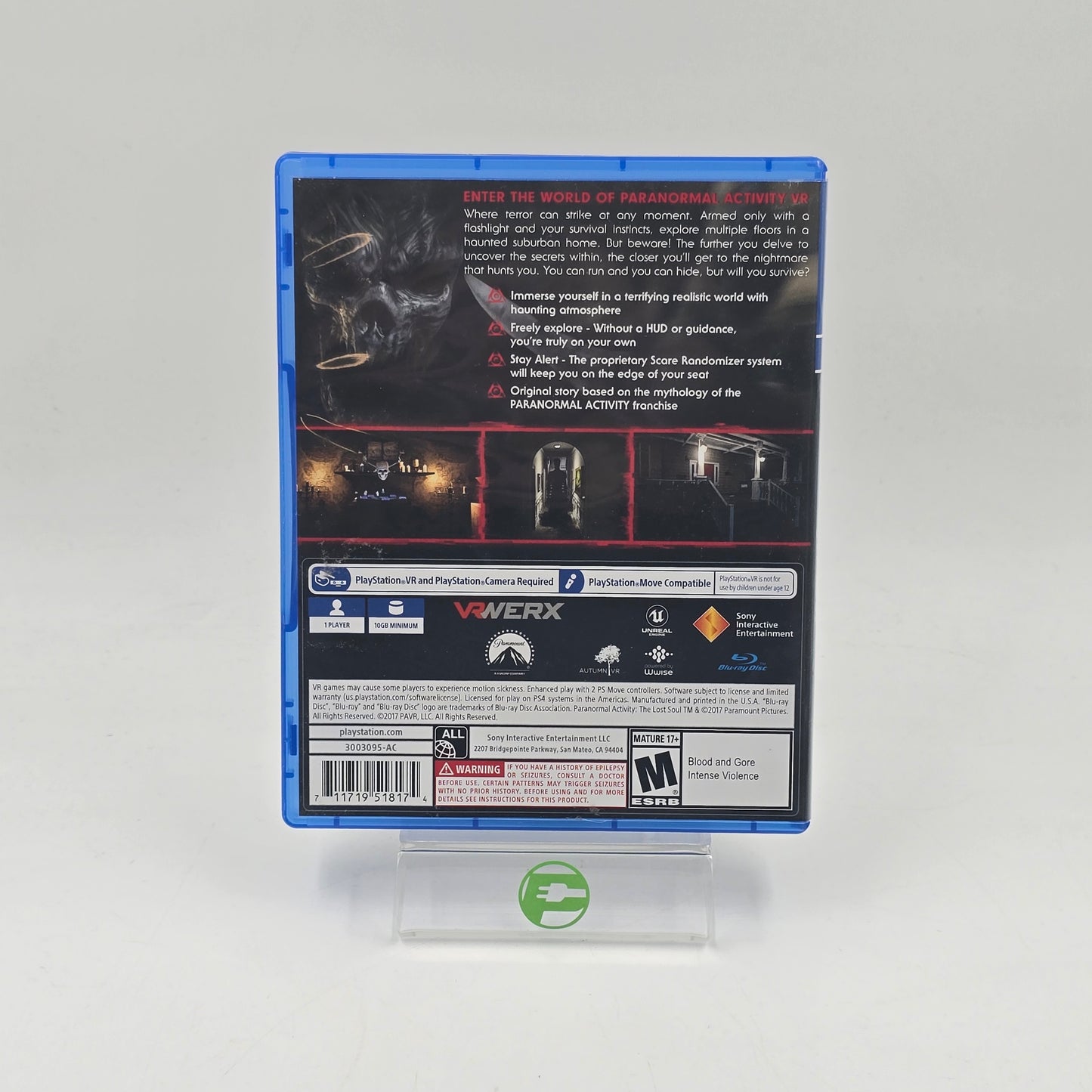 Paranormal Activity: The Lost Soul (Sony PlayStation 4 PS4, 2016)