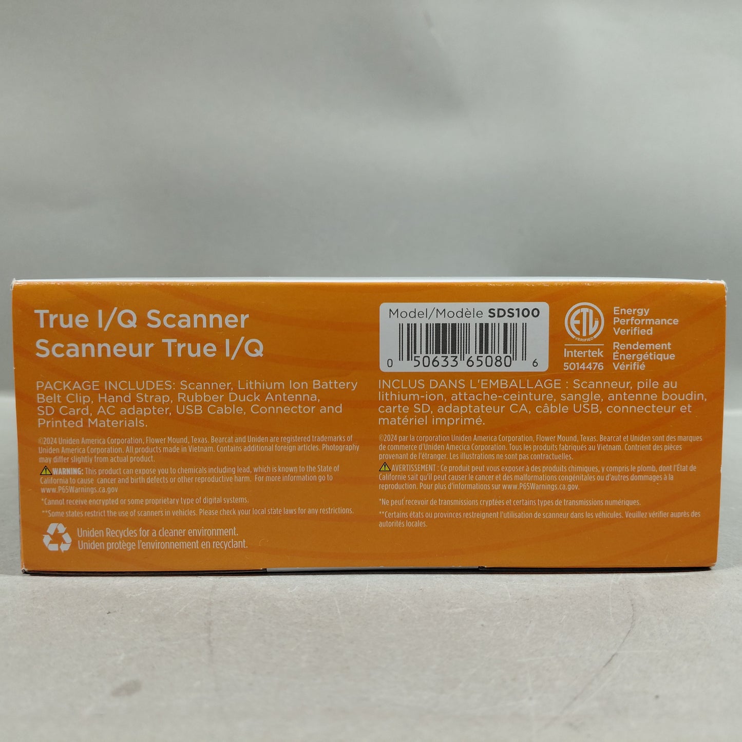 Uniden SDS100 I/Q Scanner