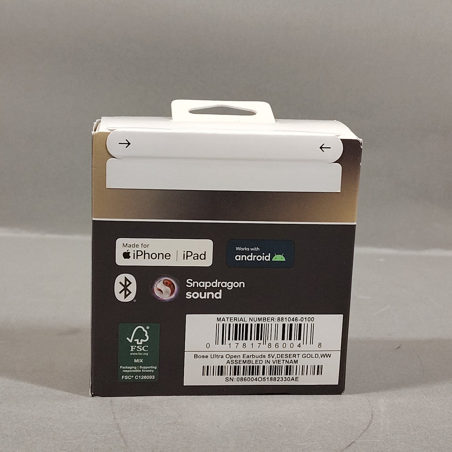 Bose Ultra Wireless Open Earbuds In-Ear Noise Cancelling Bluetooth Earbuds Gold