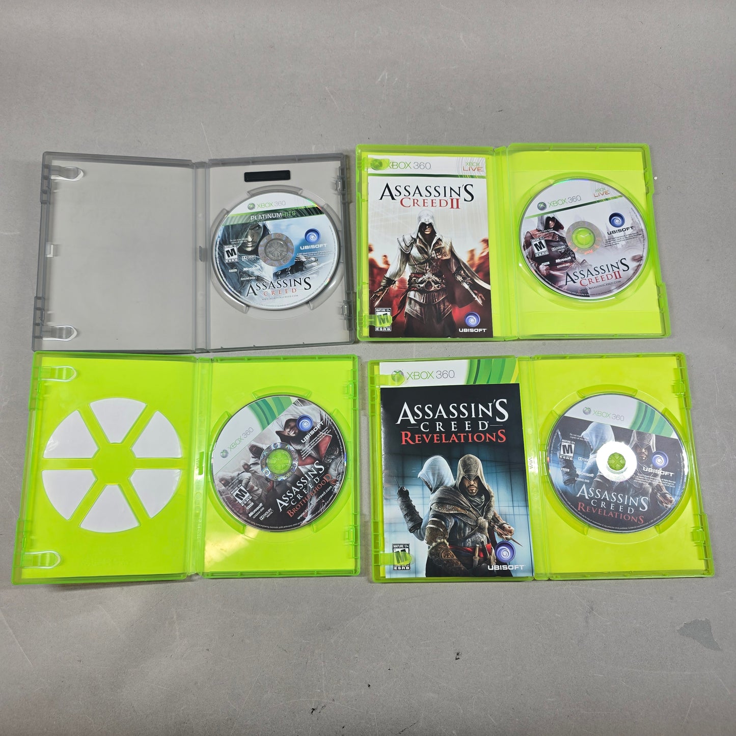 Lot of 4 Microsoft Xbox 360 Games