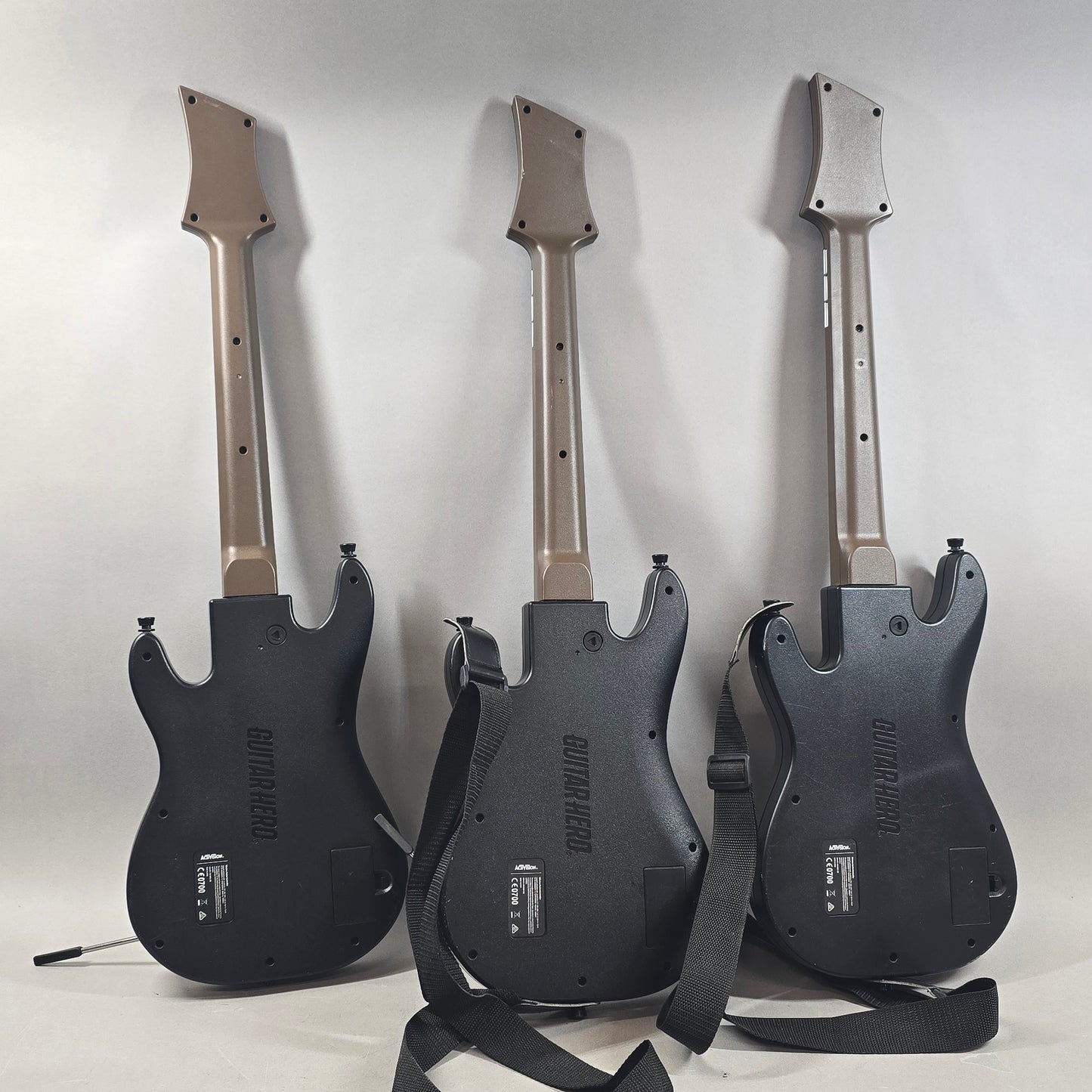 Used Lot of 3 Wireless Controllers Guitar Hero Live No Dongle