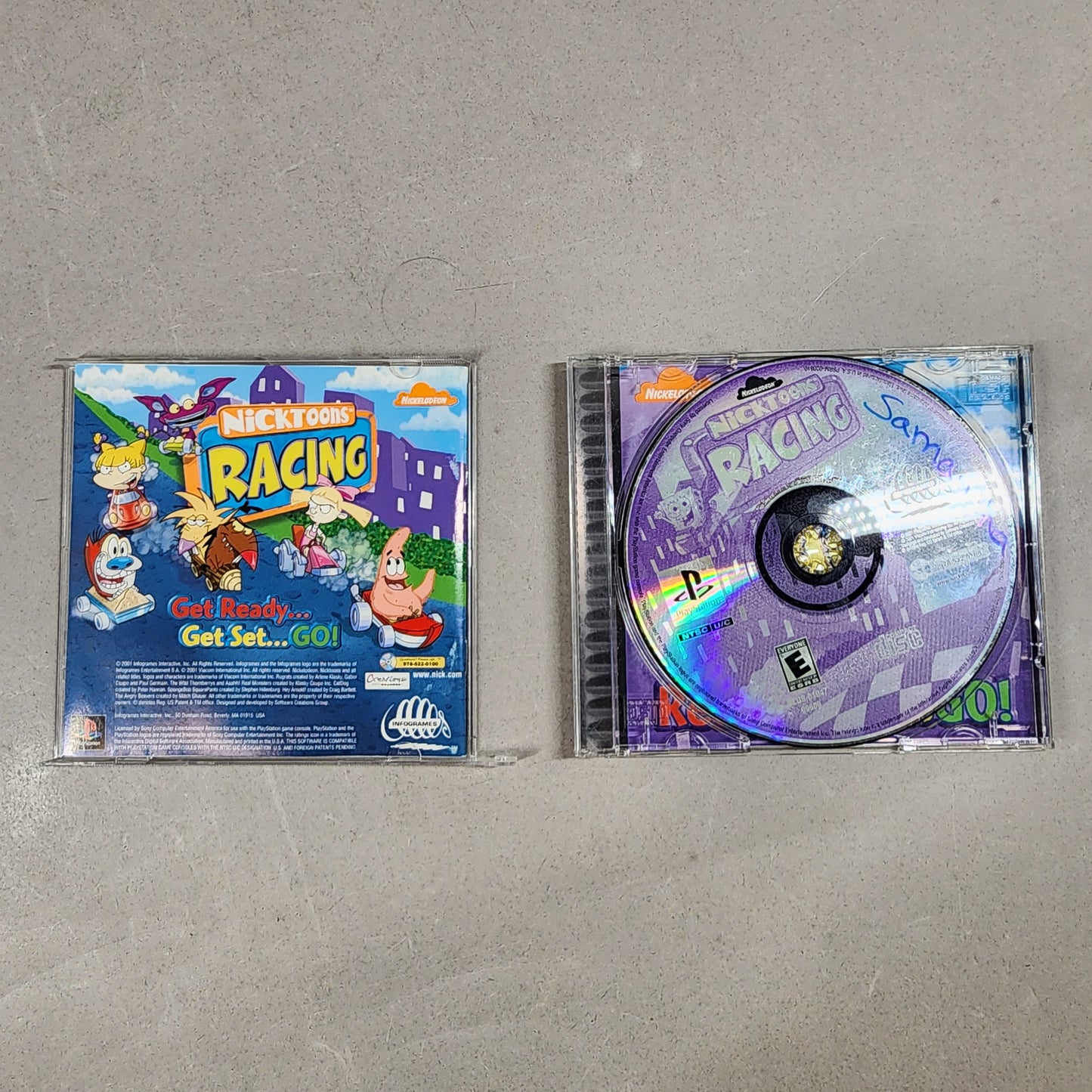 Nicktoons Racing (Sony PlayStation 1 PS1, 2001)