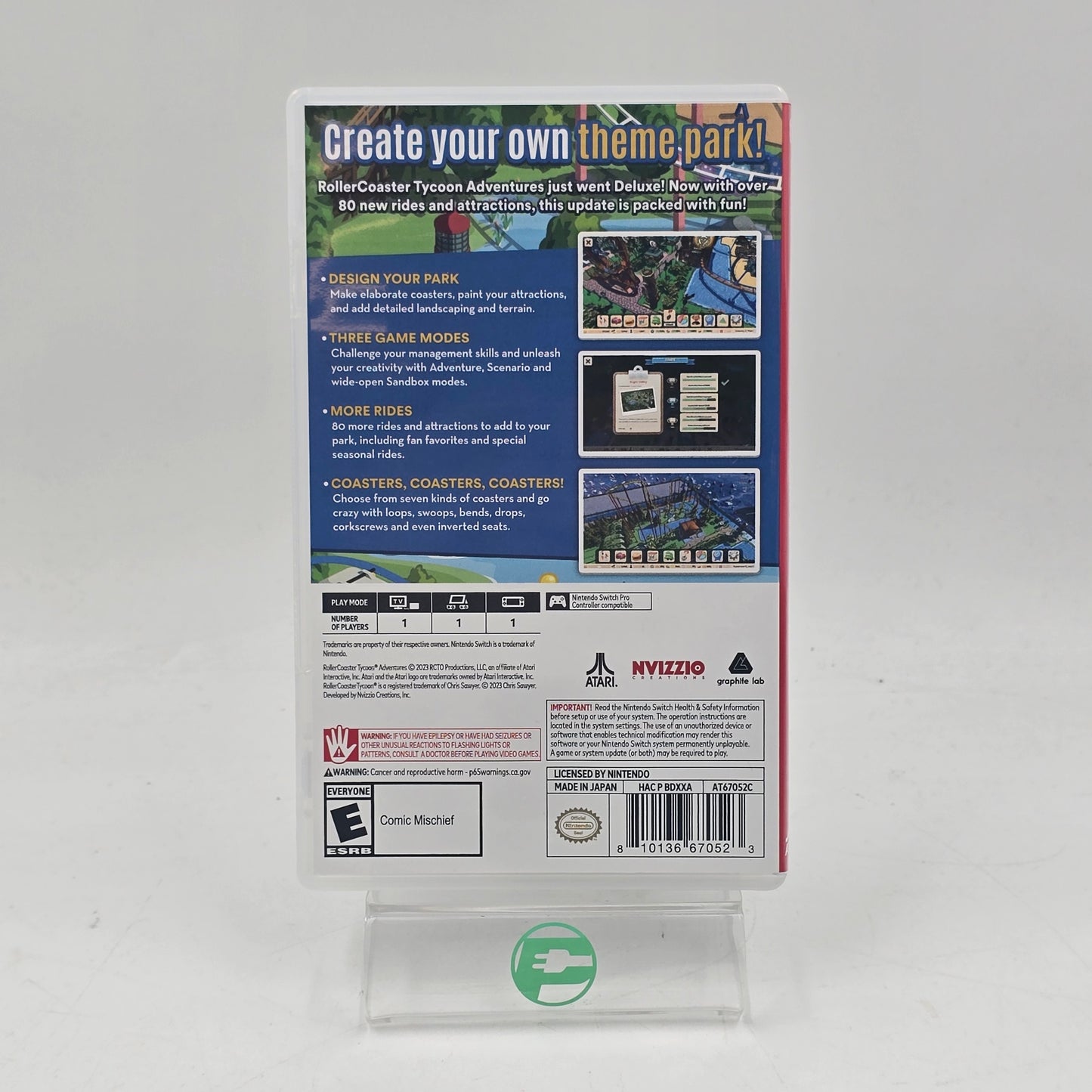 Roller Coaster Tycoon Adventures Deluxe (Nintendo Switch, 2023)