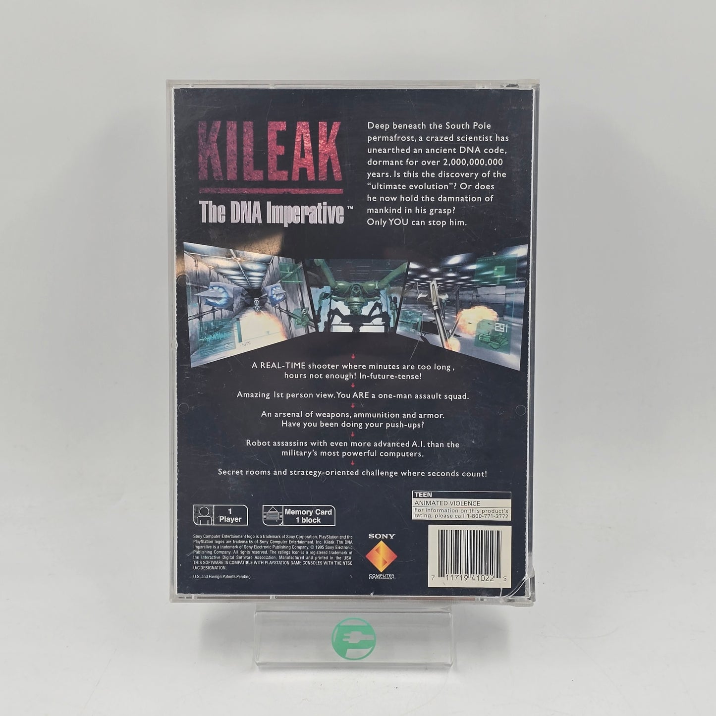 Kileak the DNA Imperative (Sony PlayStation 1 PS1, 1995)