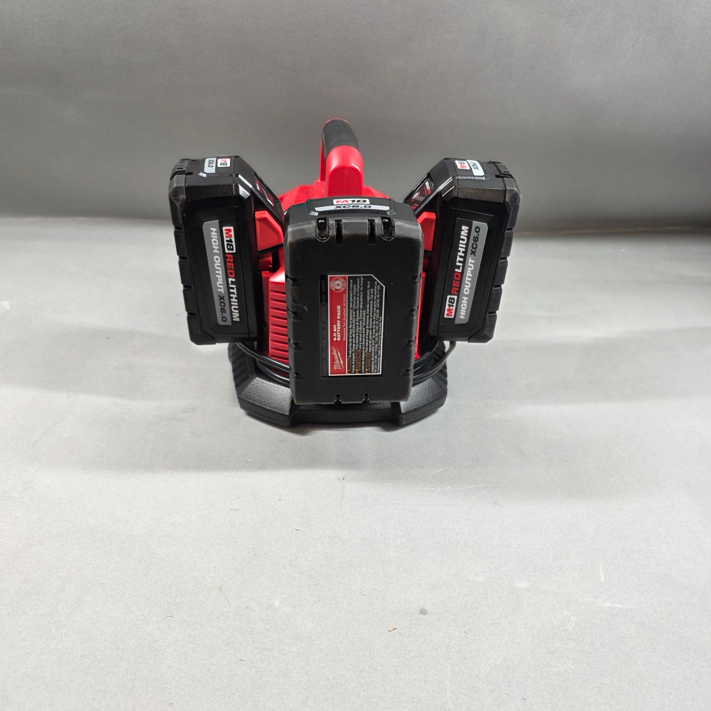 Milwaukee Charger with 3 6.0 Batterys