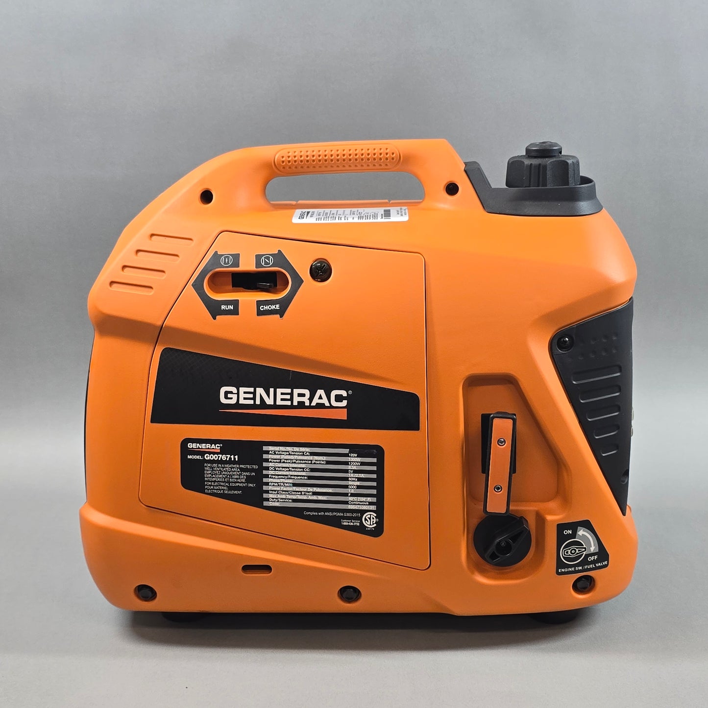 New Generac Pull Cord Start Inverter Generator 1200 W