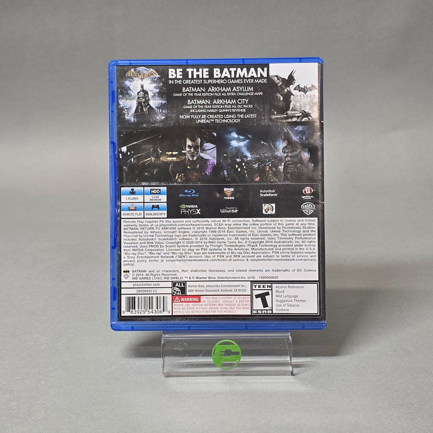 Batman: Return to Arkham (Sony PlayStation 4 PS4, 2016)
