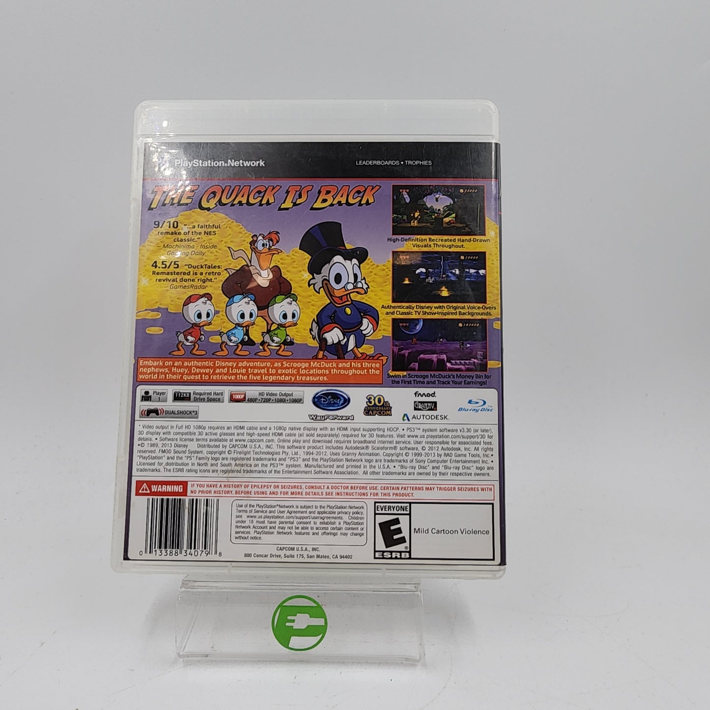 DuckTales Remastered (Sony PlayStation 3 PS3, 2013)