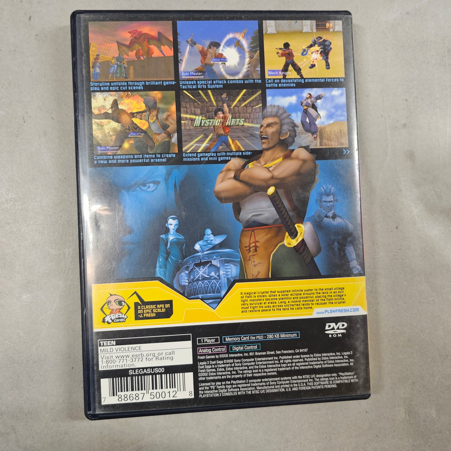 Legaia 2 Duel Saga (Sony PlayStation 2 PS2, 2001)