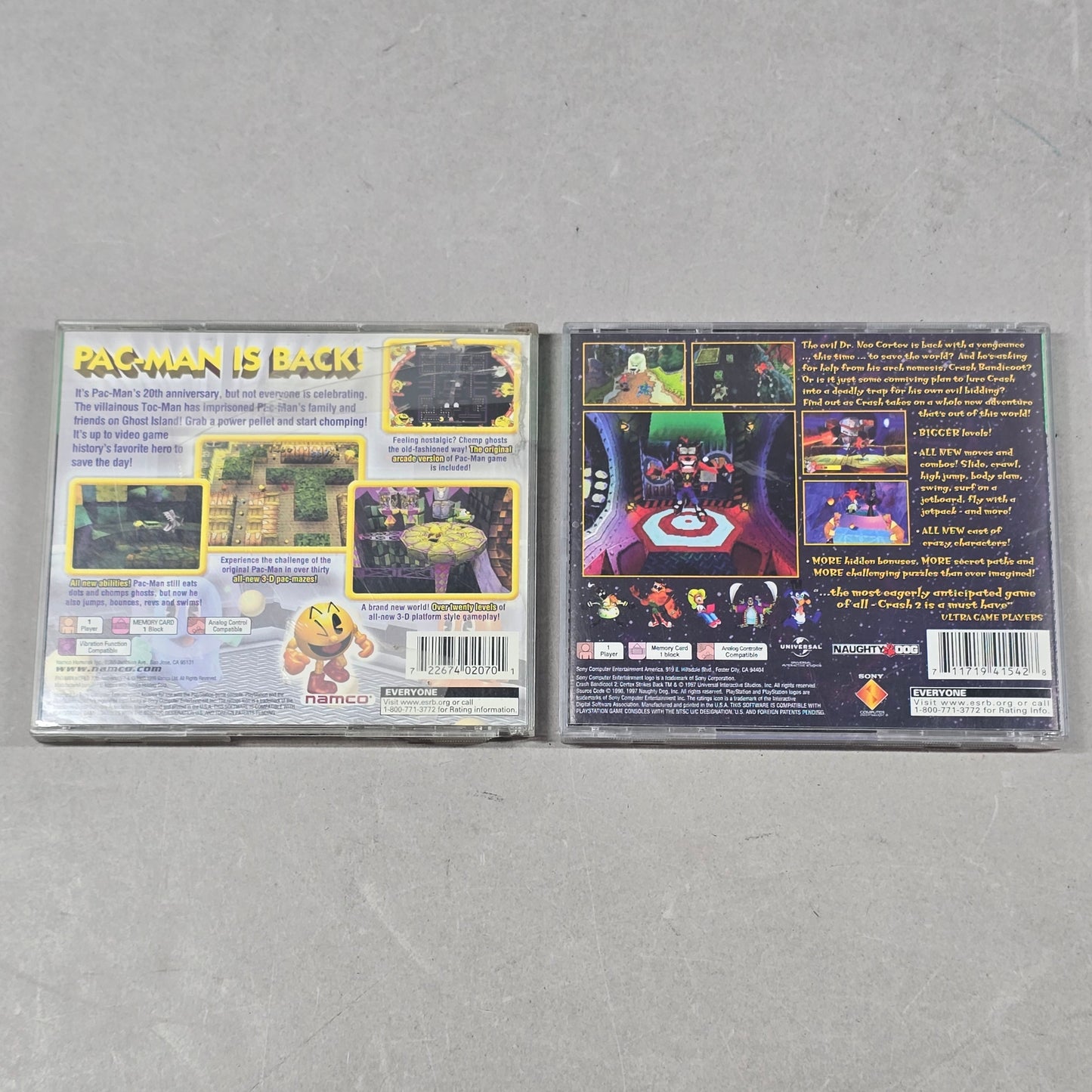 Lot of 2 Sony PlayStation 1 PS1 Games