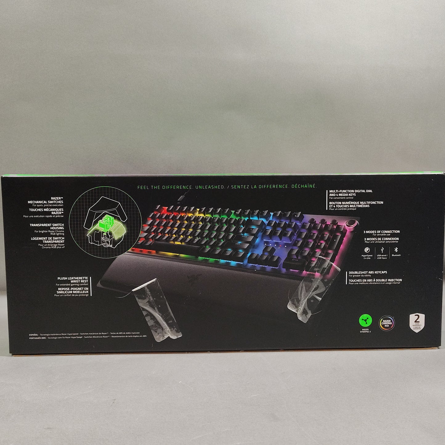 Razer RZ03-0353 Wireless Mechanical Gaming Keyboard BLACK WIDOWV3 PRO