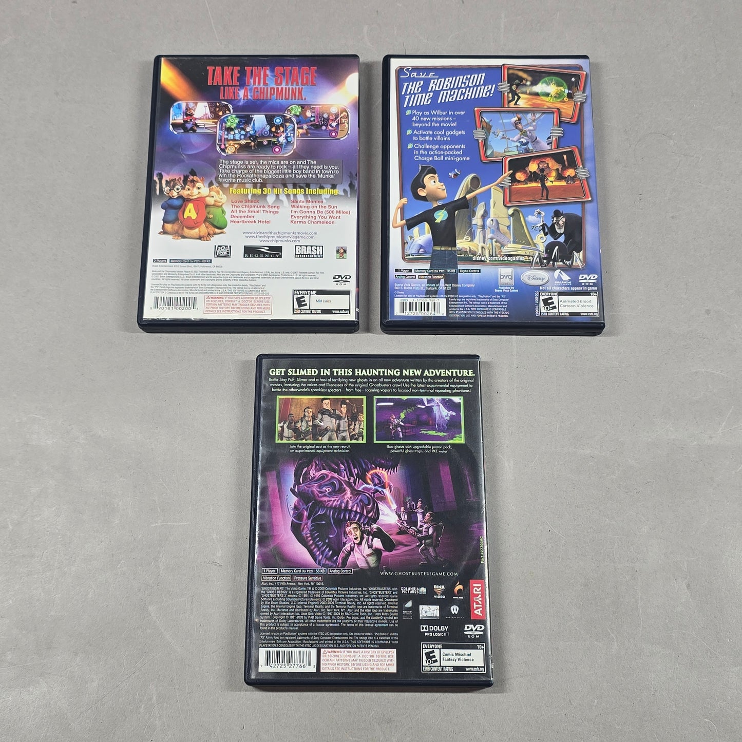 Lot of 3 Sony PlayStation 2 PS2 Games