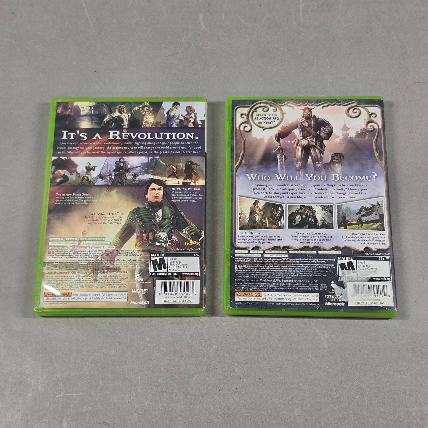 Lot of 2 Microsoft Xbox 360 Games