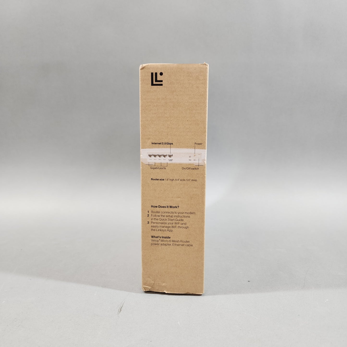New Linksys Velop Micro 6 Dual Band 41V-300-2619R Mesh Router