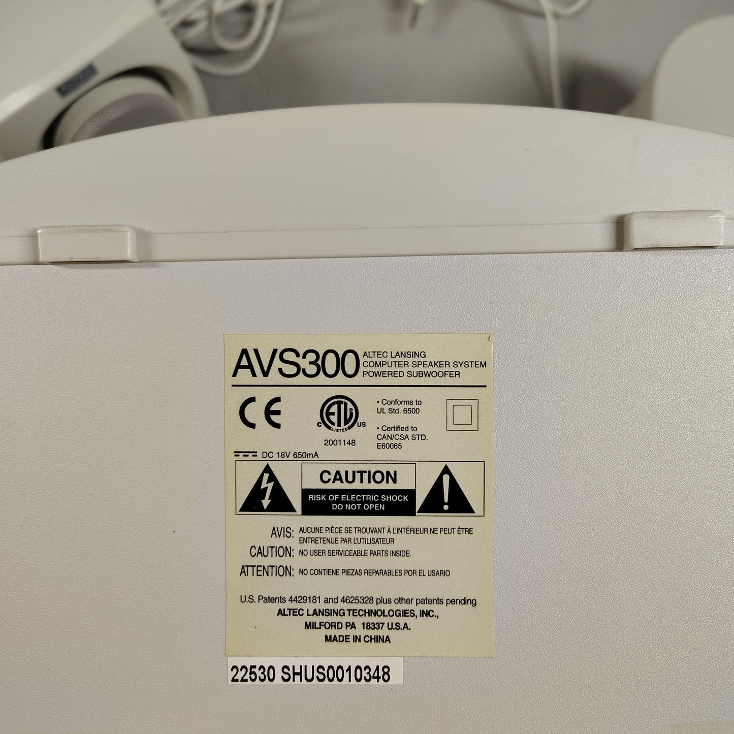 Altec Lansing AVS300 Multi-Device Speaker Beige 22530