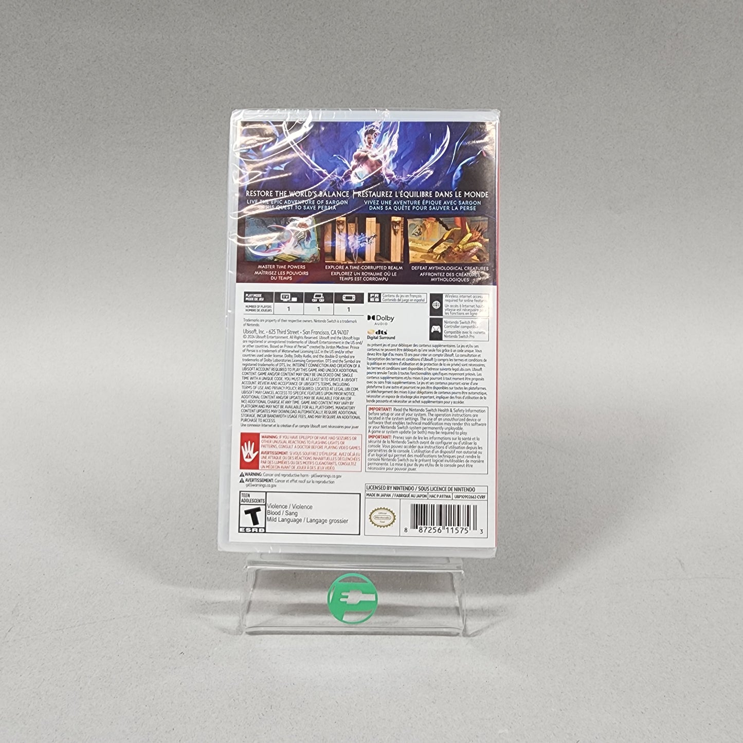 New Prince Of Persia: The Lost Crown (Nintendo Switch, 2024)