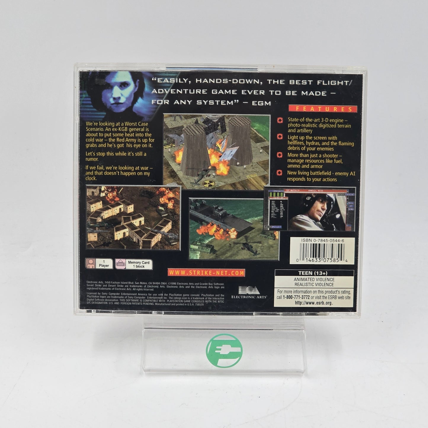 Soviet Strike (Sony PlayStation 1 PS1, 1996)